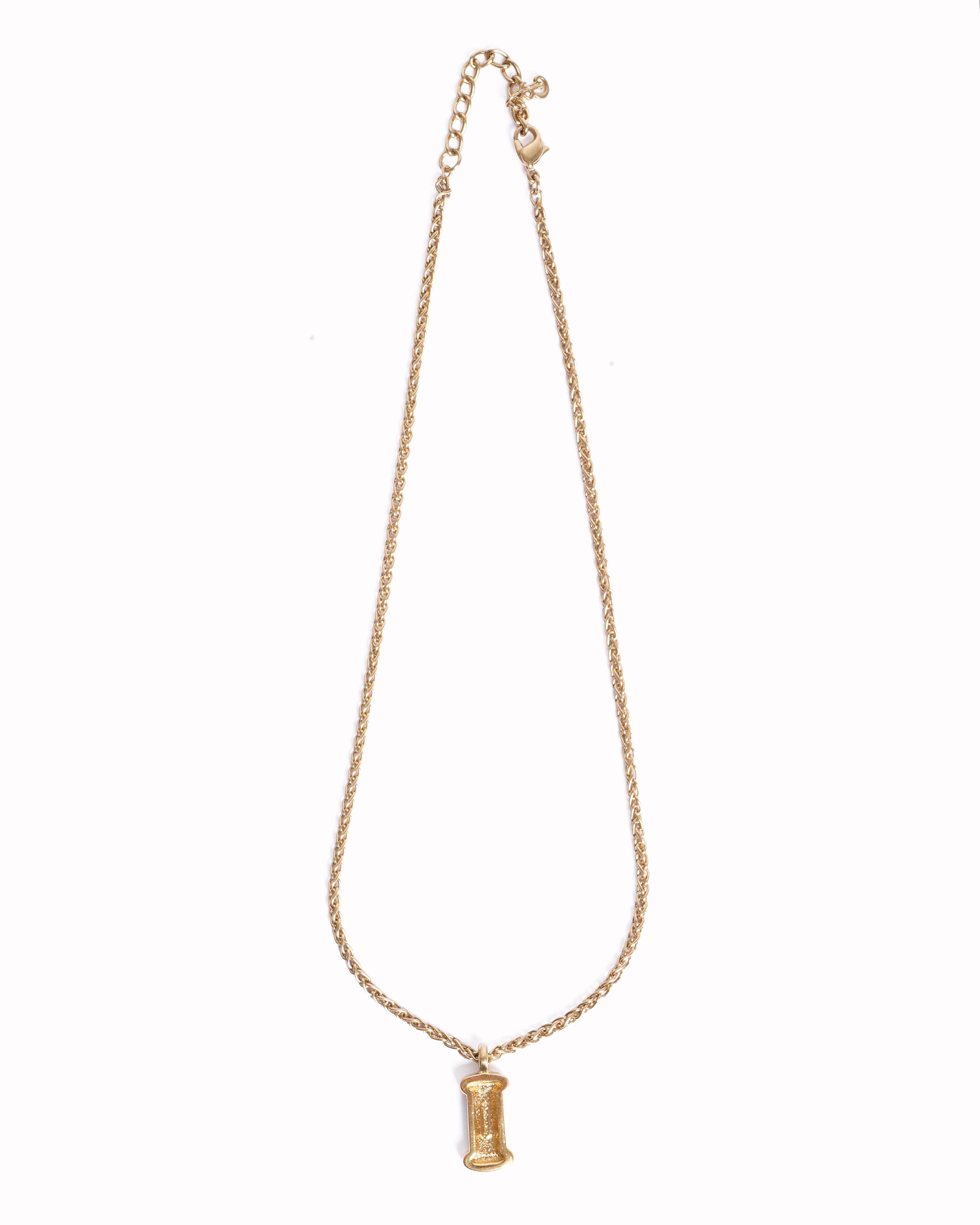 Burberry Vintage Burberrys Black Enamel Gold - Plated Pendant