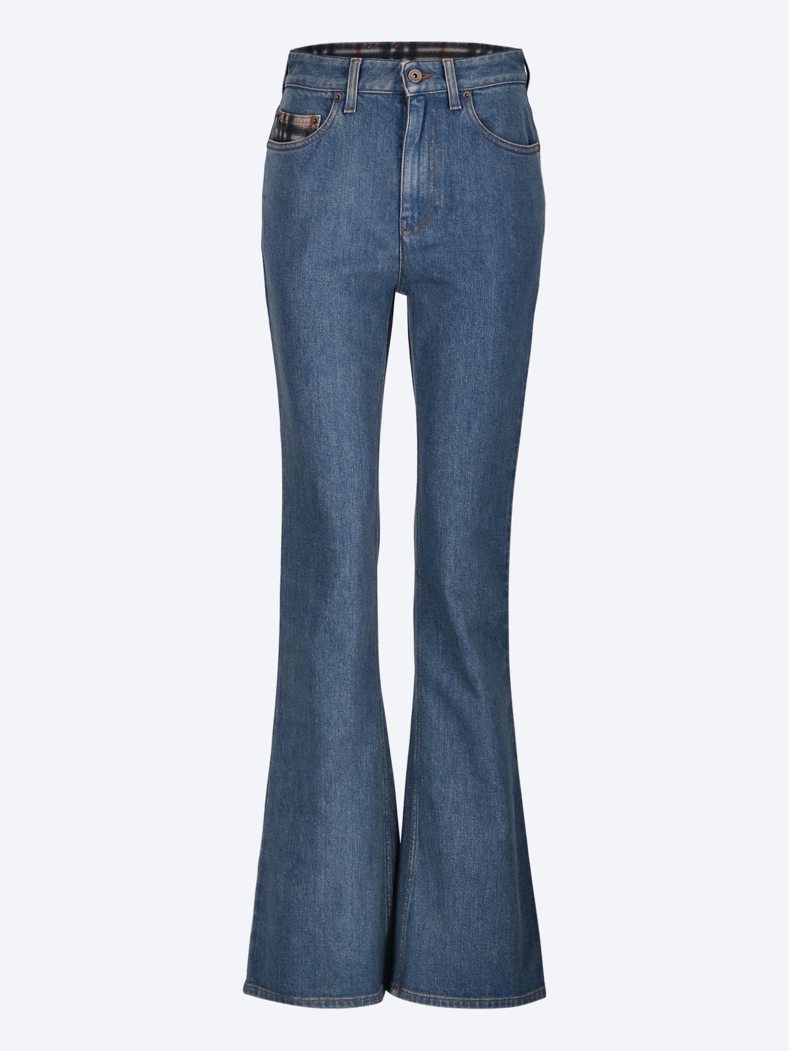 Burberry Doria check jeans