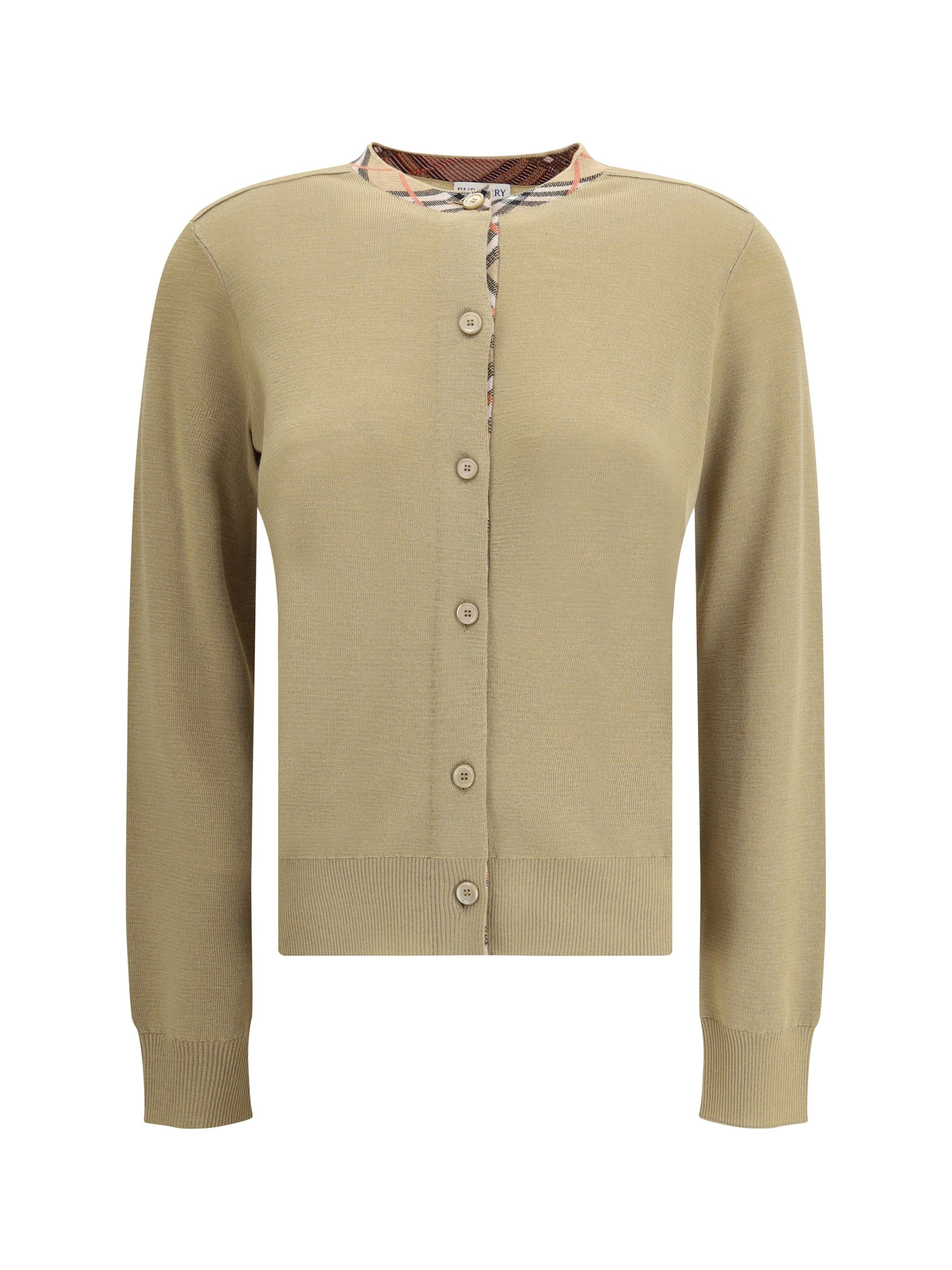 Burberry Wool Cardigan — Beige