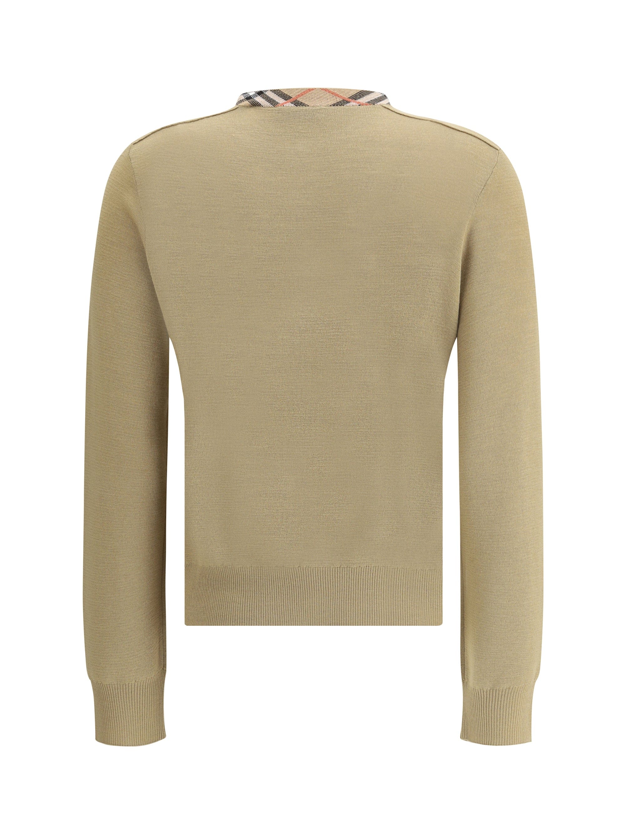 Burberry Wool Cardigan — Beige