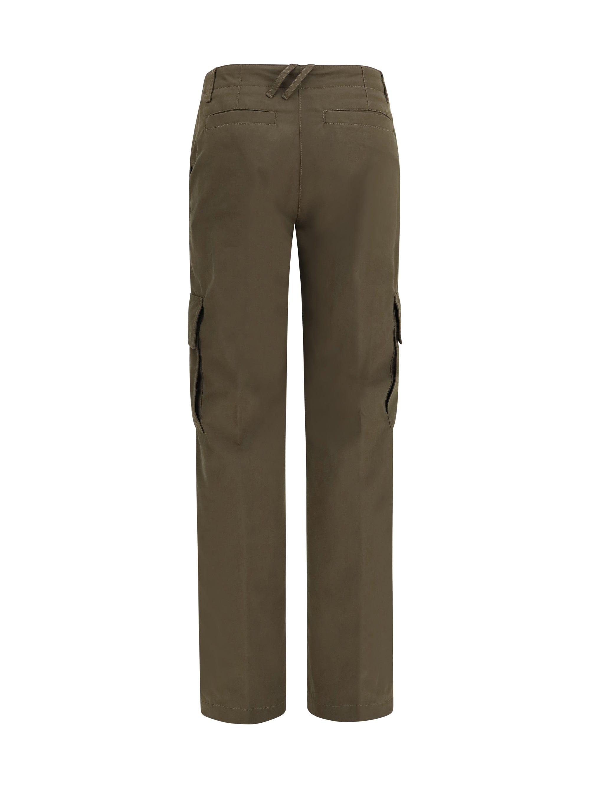 Burberry Gabardine Cargo Pants — Green