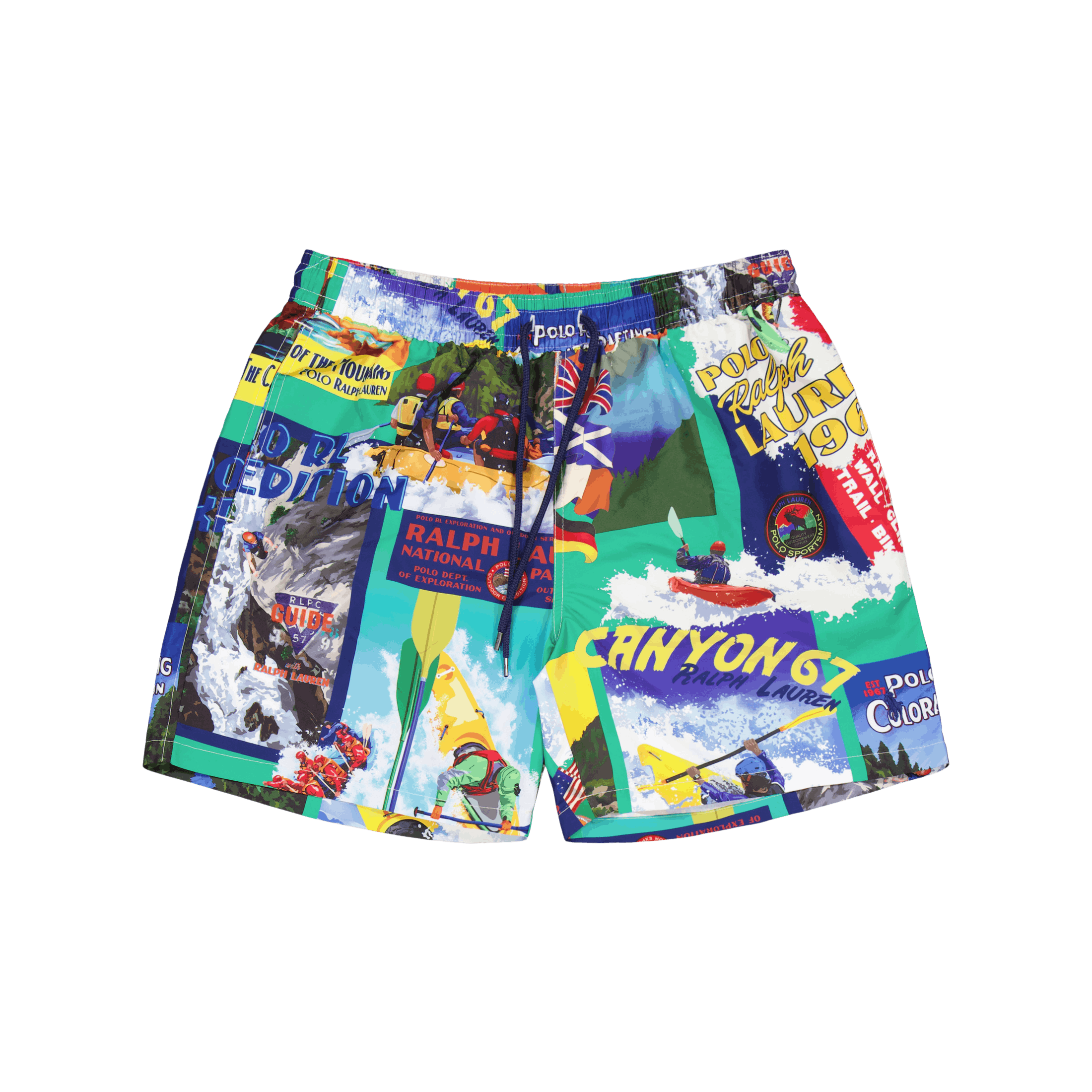 Polo Ralph Lauren 5.75 - Inch Traveler Classic Swim Trunk Kayak Expedition