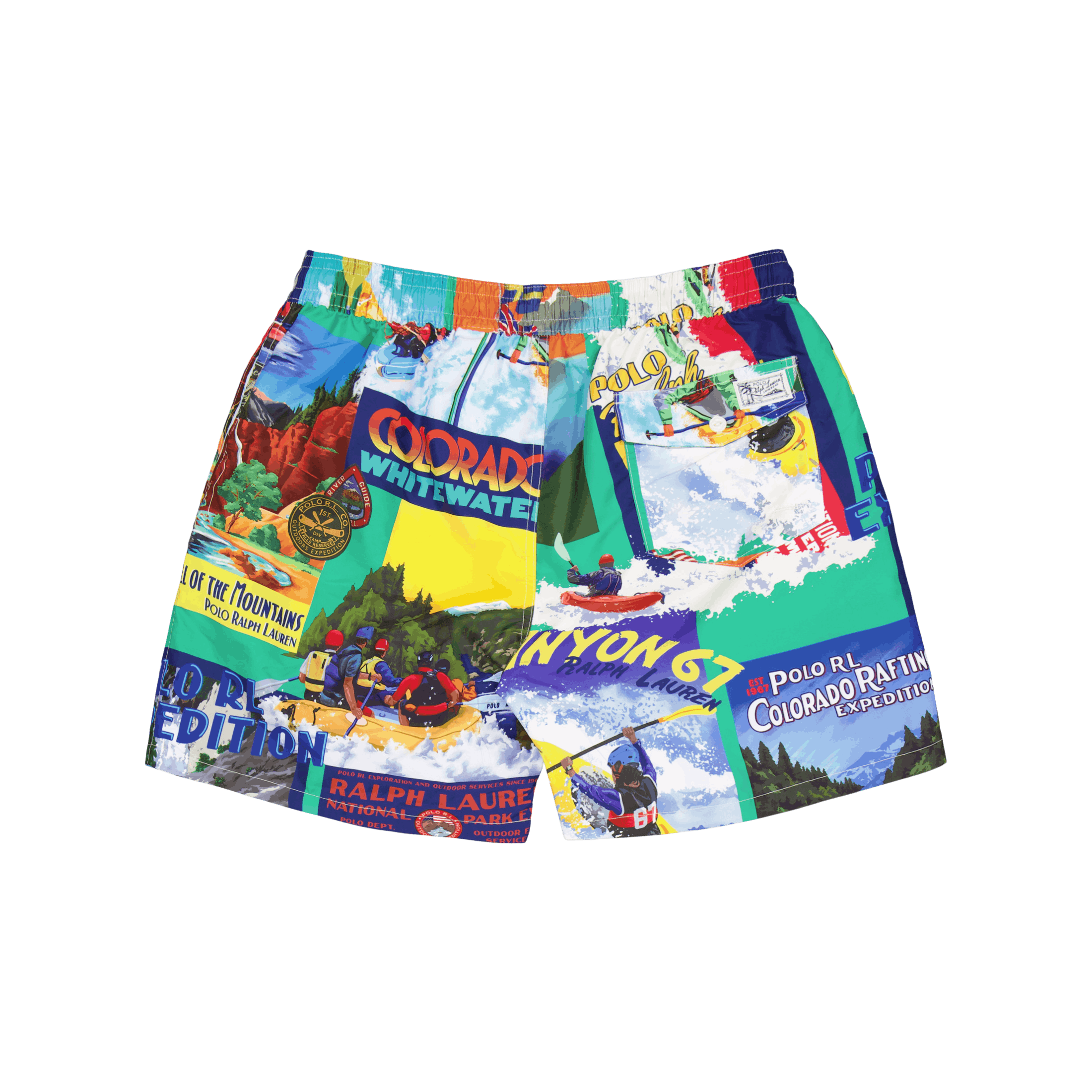 Polo Ralph Lauren 5.75 - Inch Traveler Classic Swim Trunk Kayak Expedition