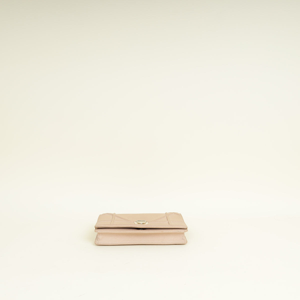 Christian Dior Beige Cannage Diorama Wallet on Chain