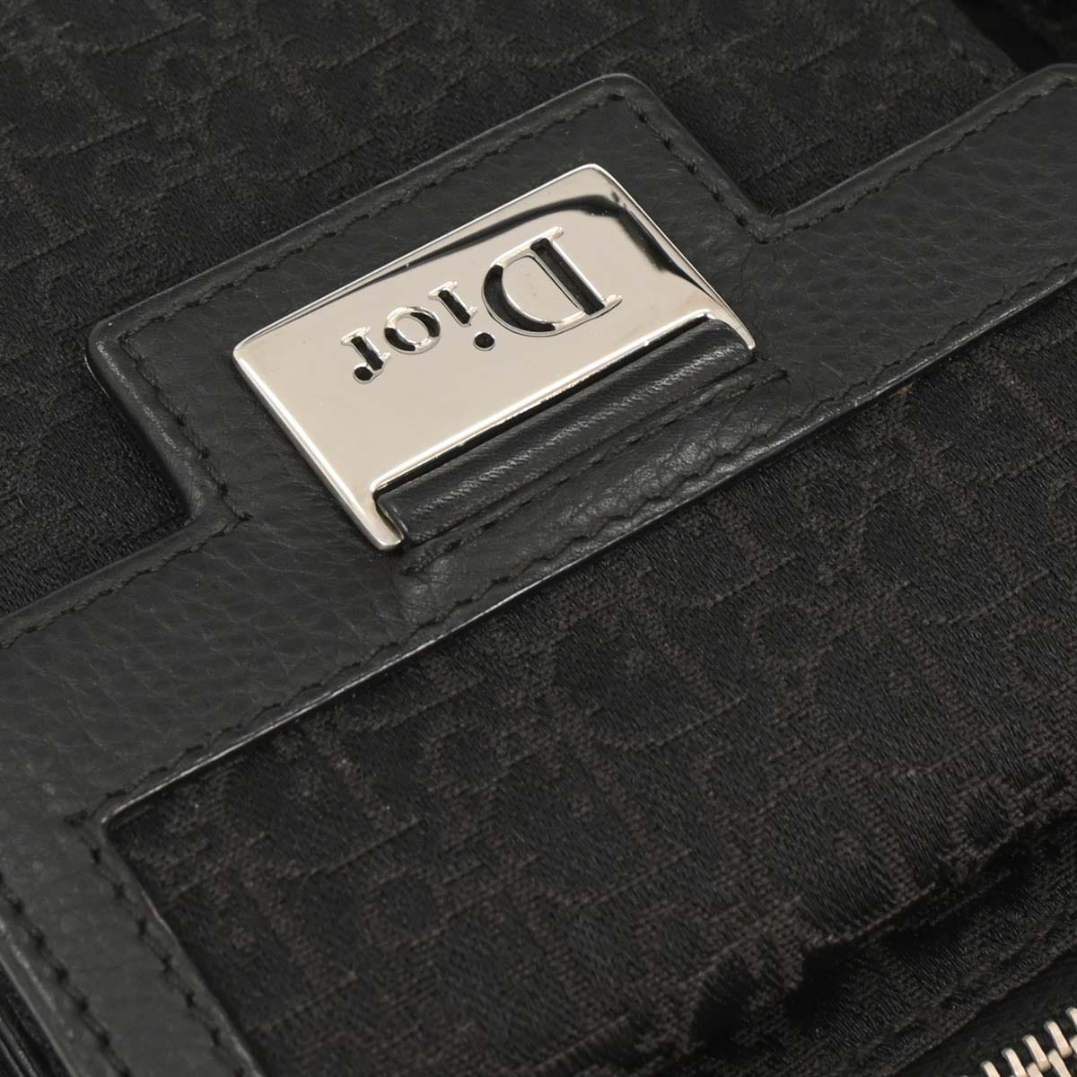 Christian Dior Black Trotter Street Chic Bum Bag