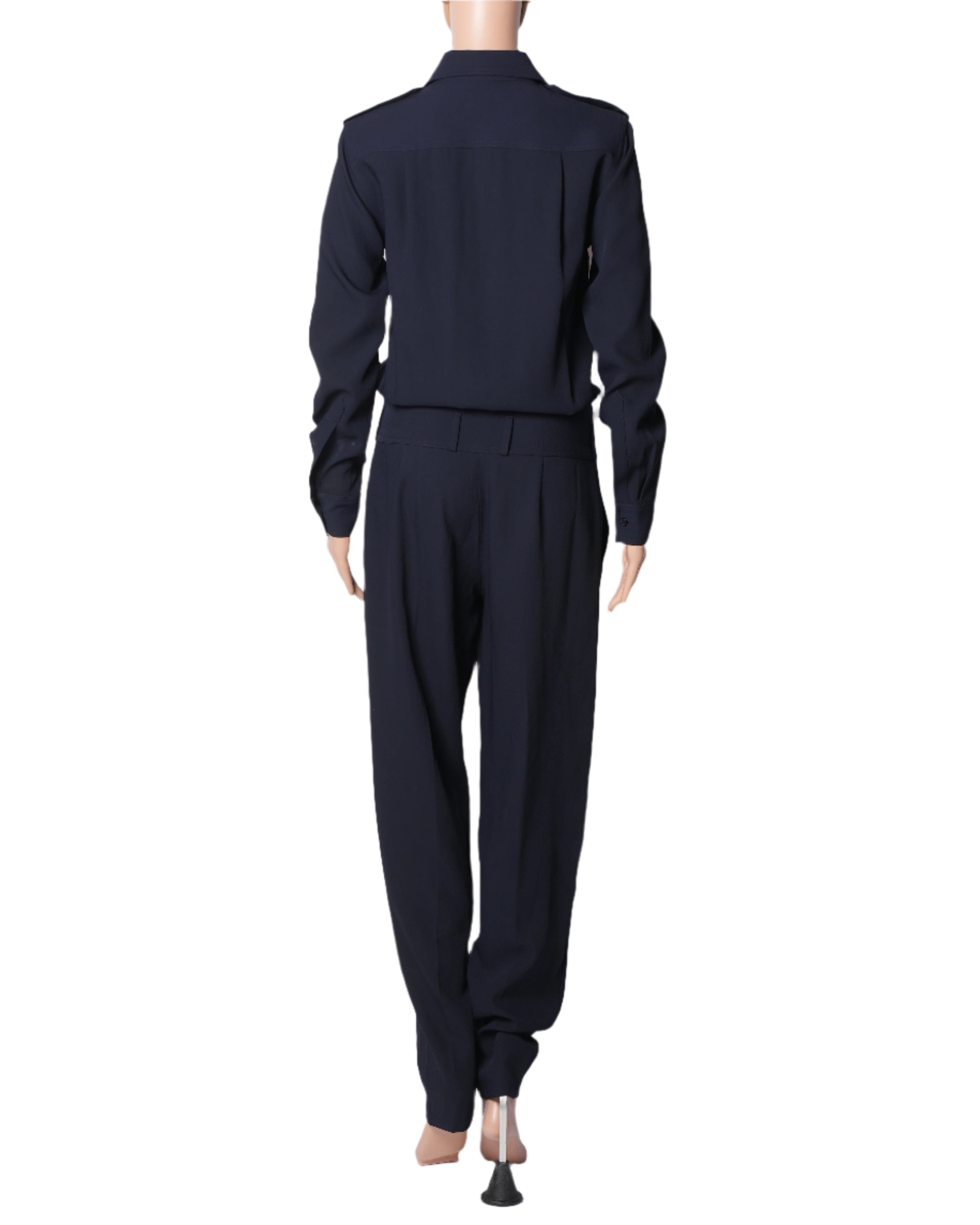 Michael Kors MK Ink Blue Jumpsuit