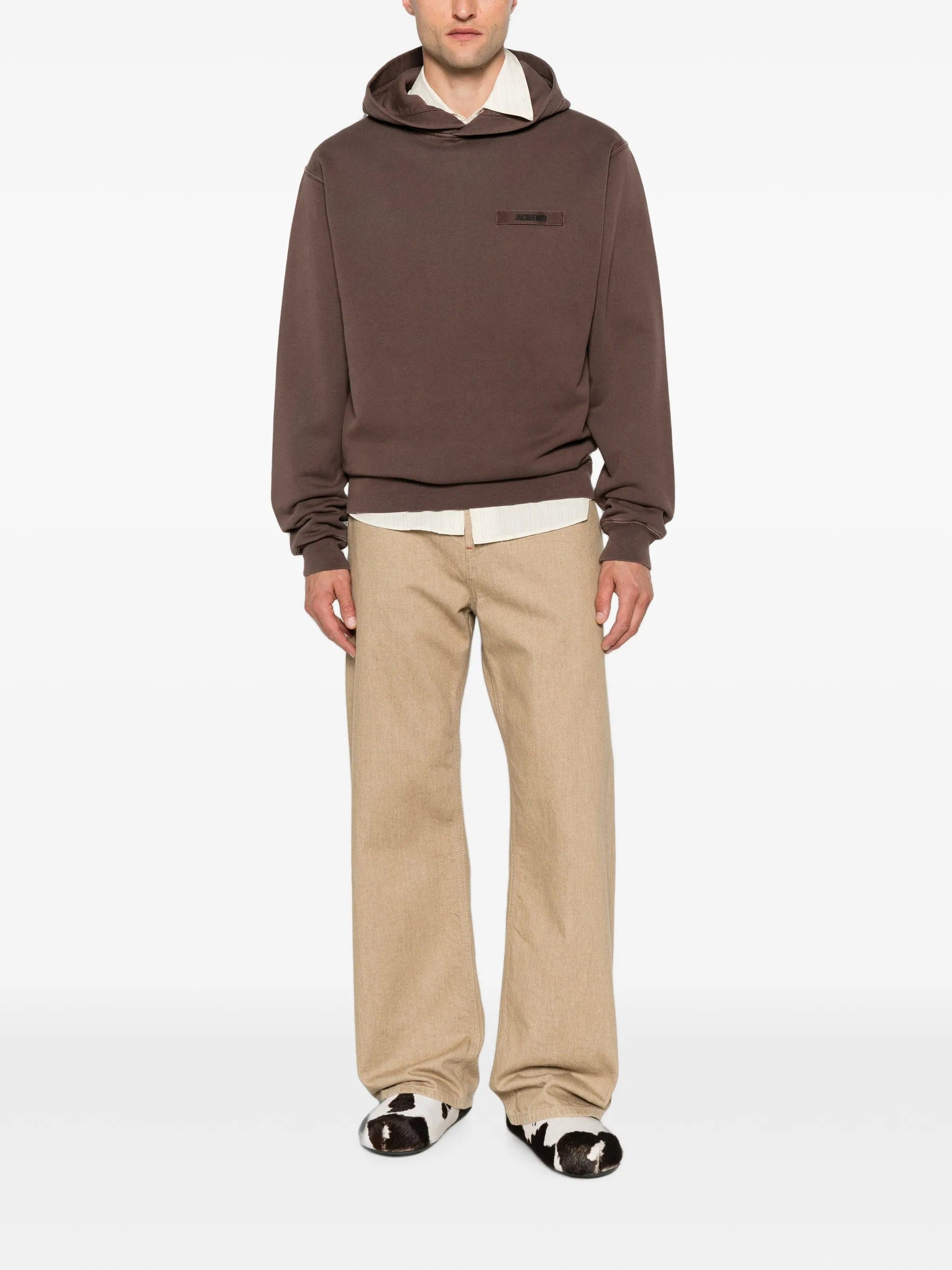 Jacquemus logo - patch hoodie
