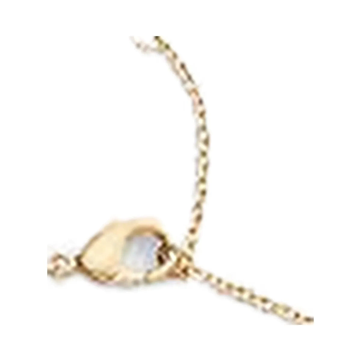Coach Coach Script Heart Necklace Gold
