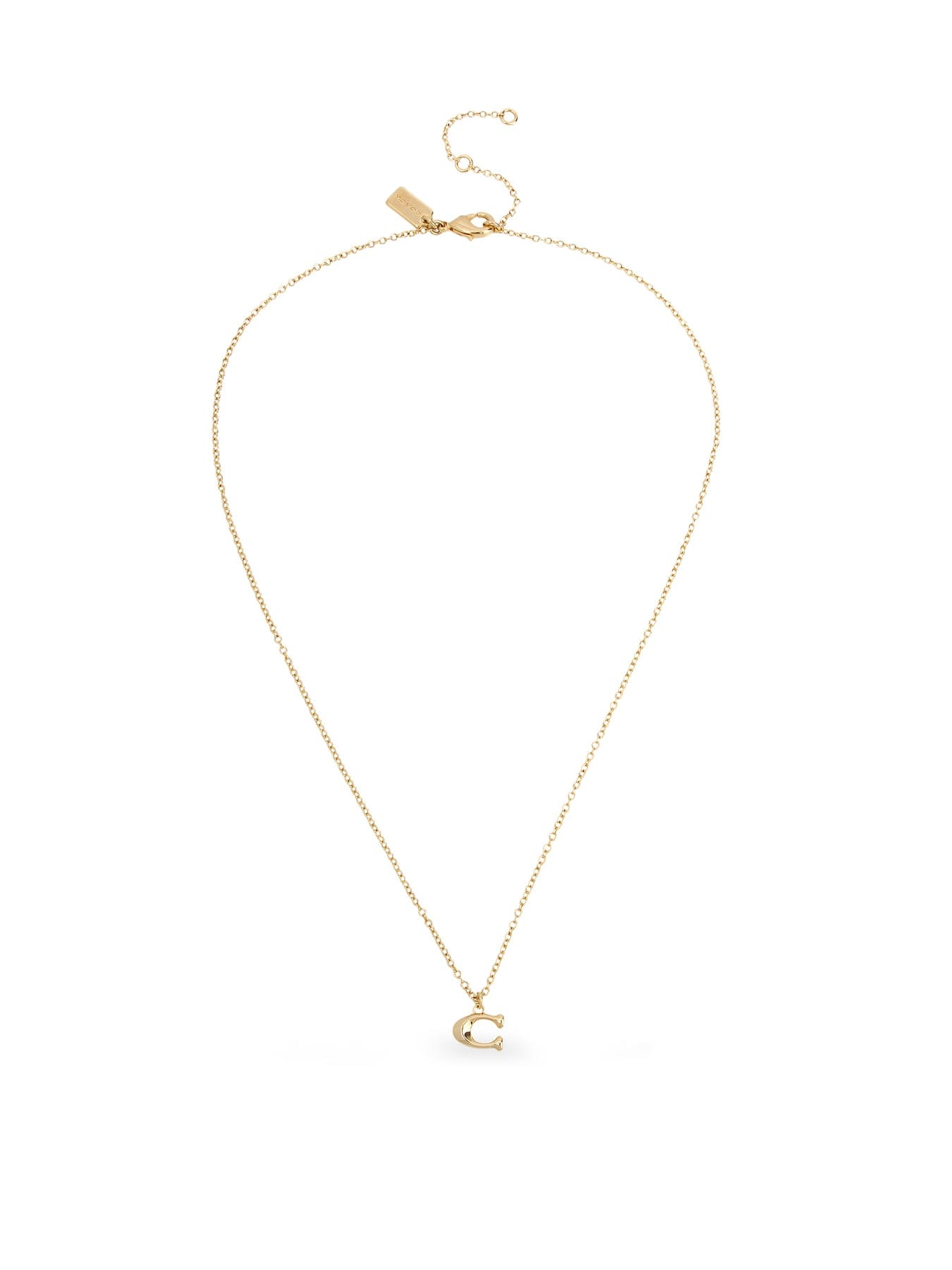 Coach Starter Chain Necklace Gold