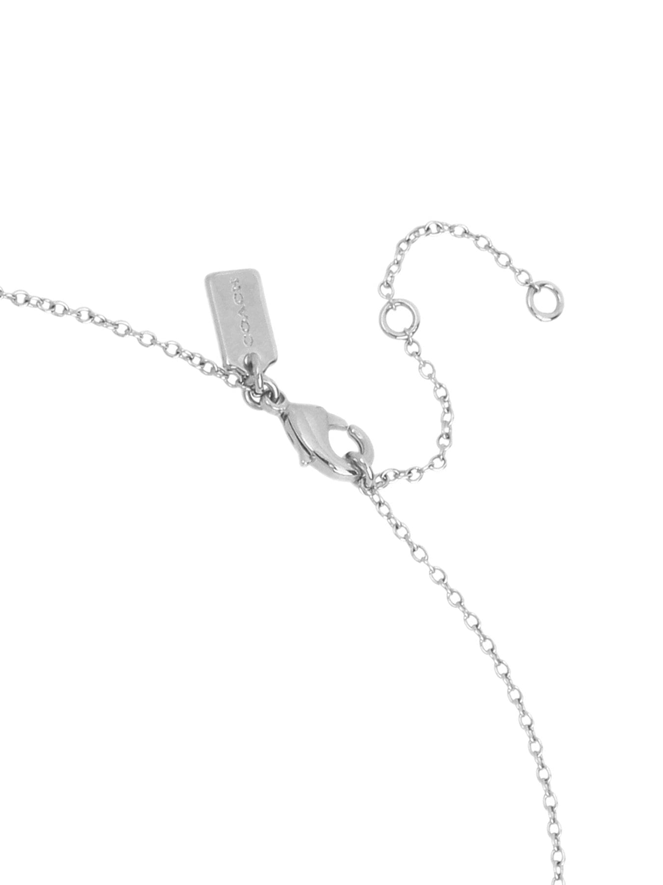 Coach Starter Chain Necklace Silver