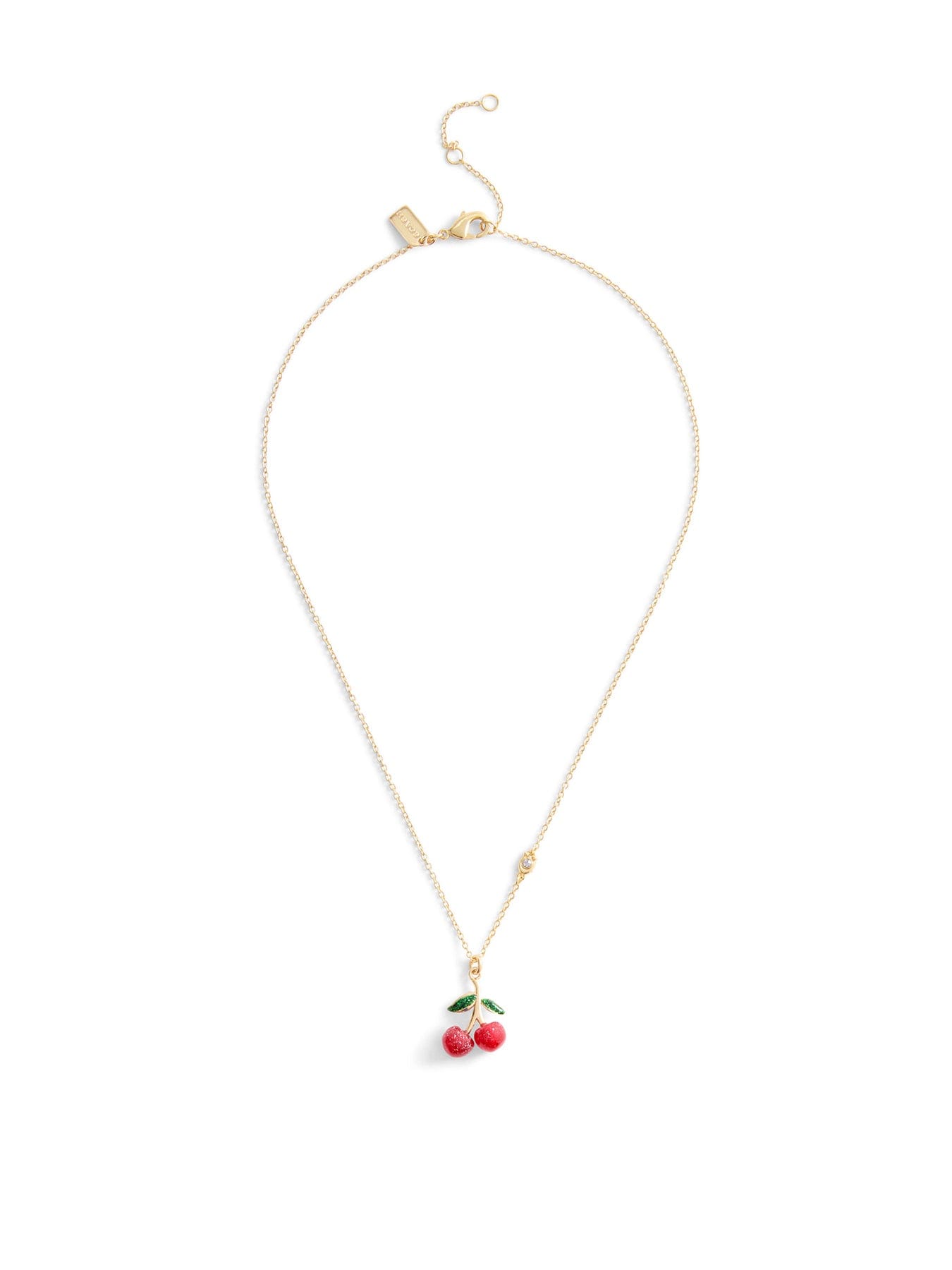 Coach Cherry Pendant Necklace Gold