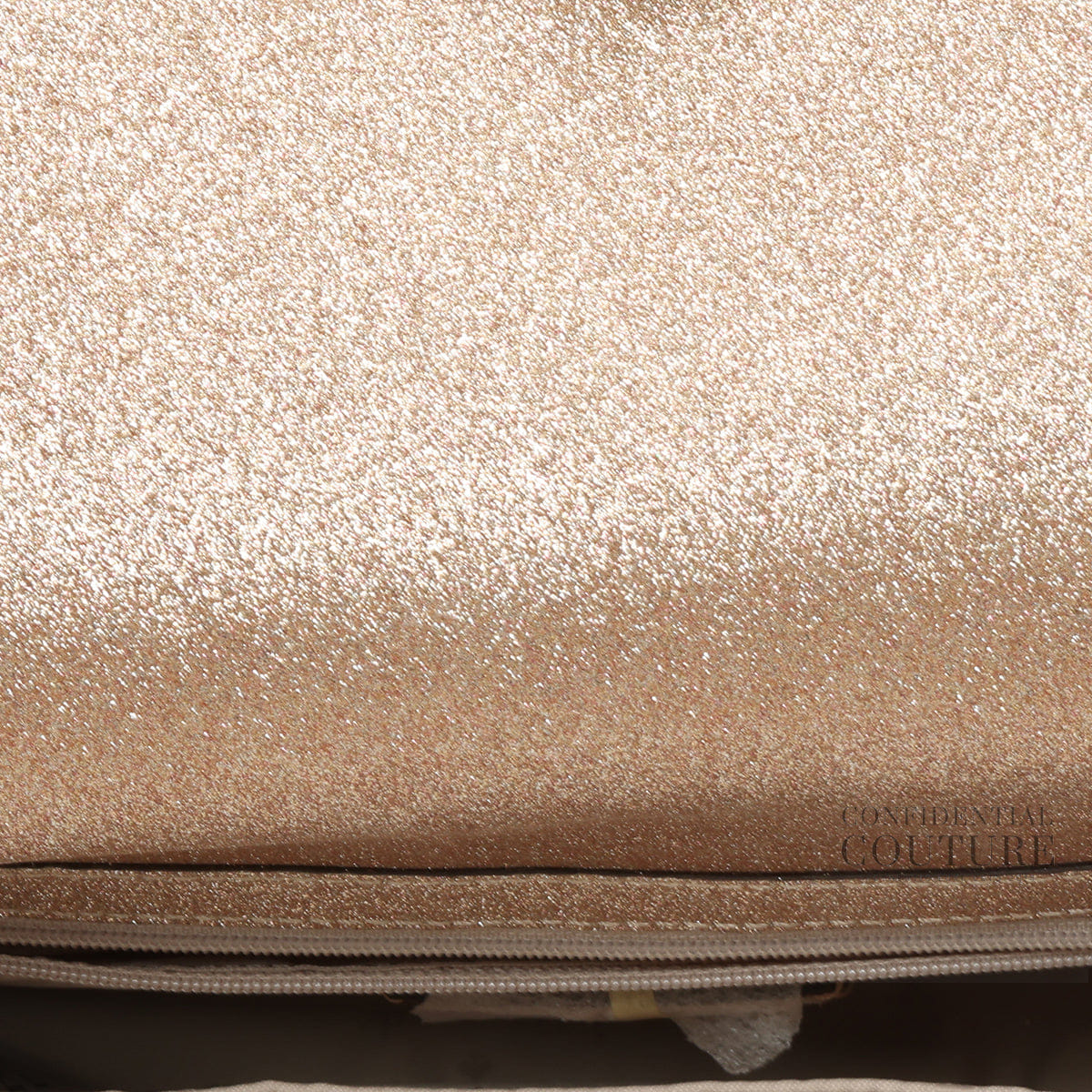 Kate Spade Spade Fine Glitter Rose Gold Flap Shoulder Bag