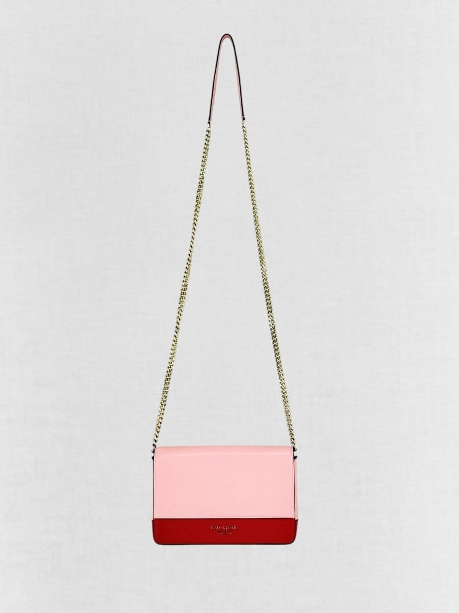 KATE SPADE Two Tone Pink & Red Shoulder Bag