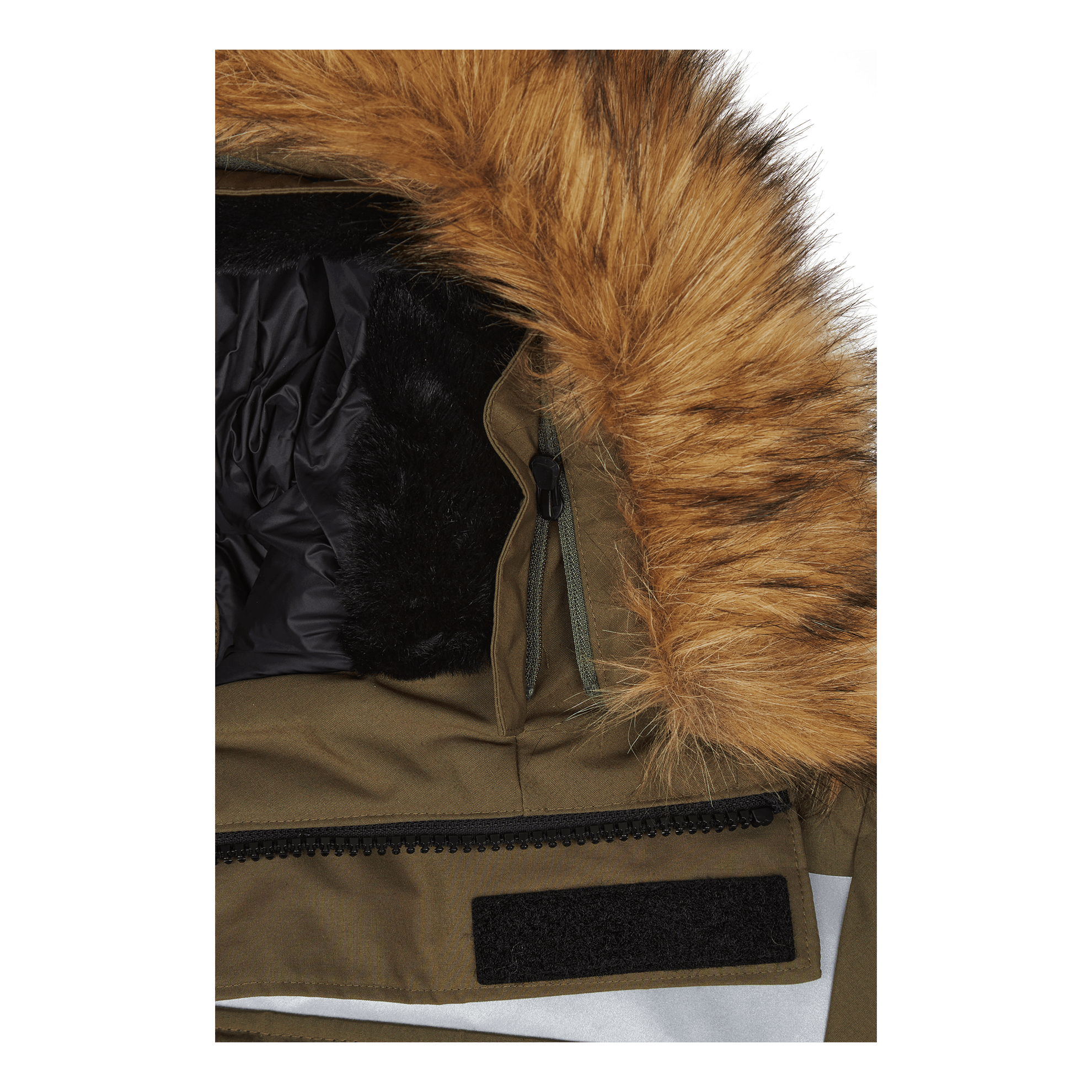 Polo Ralph Lauren Faux - Fur - Trim Water - Repellent Parka Fall Sage
