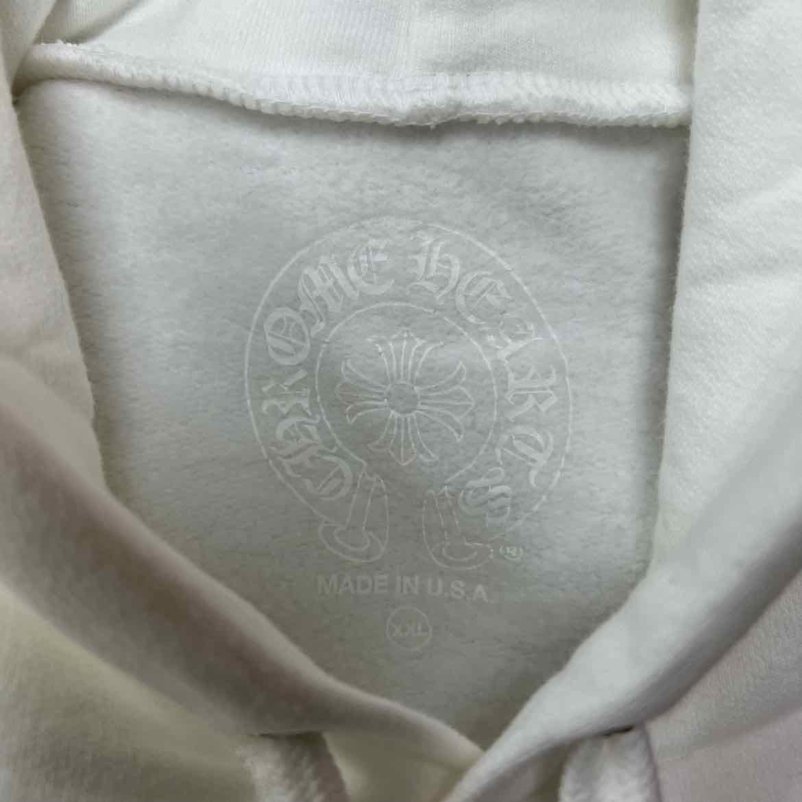 Chrome Hearts Hoodie FOIL LOGO White New Size 2XL