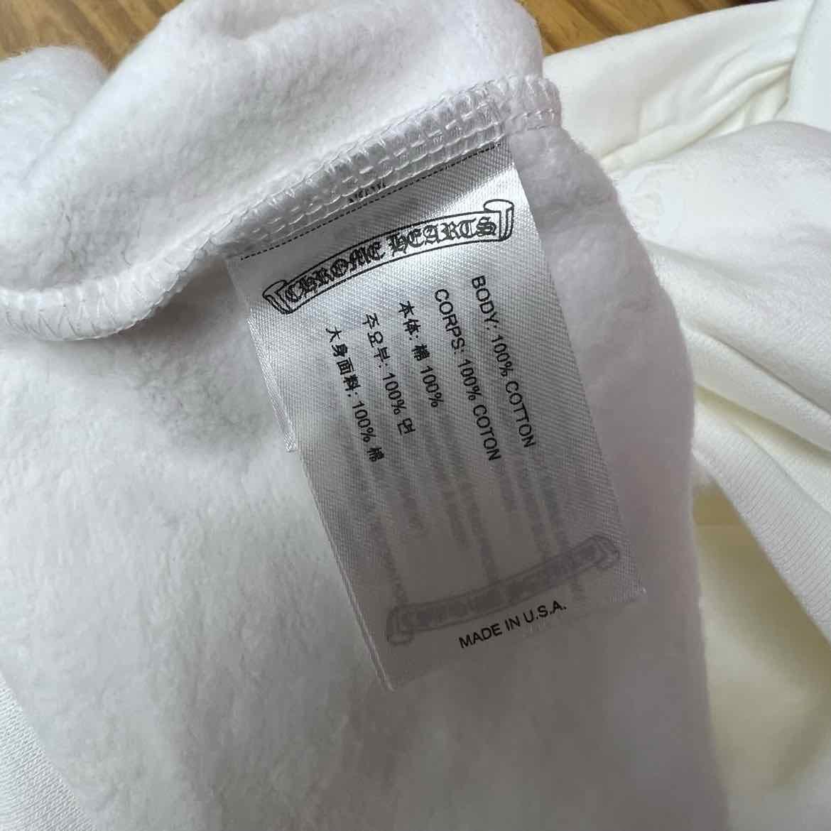 Chrome Hearts Hoodie FOIL LOGO White New Size 2XL