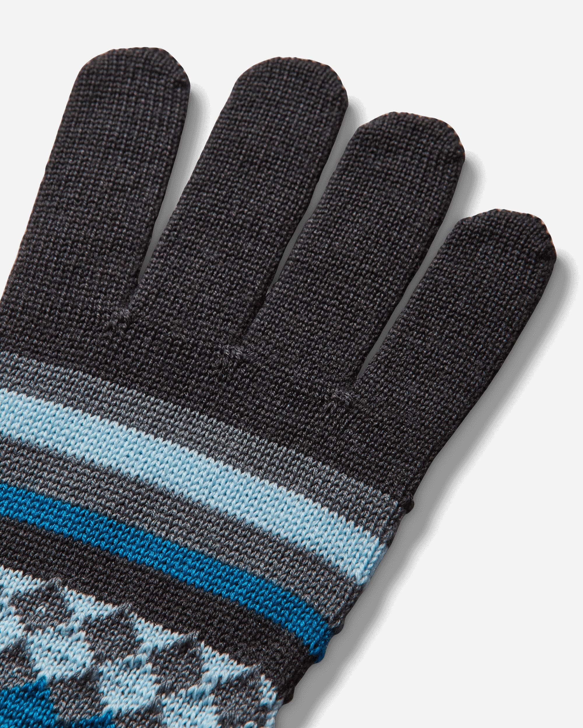 ASICS Novalis Aquifolia Knit Gloves Anchor Grey / Sky