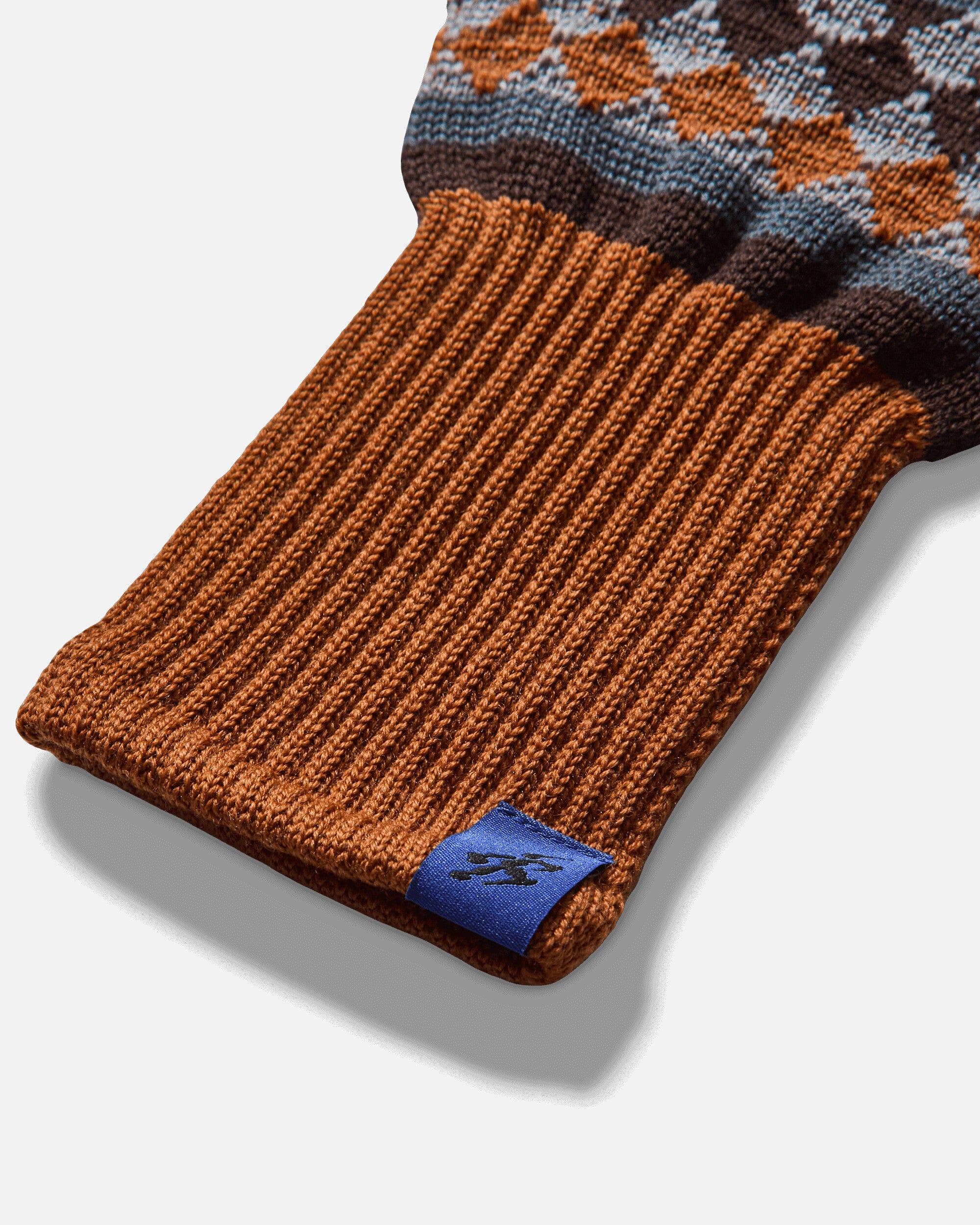ASICS Novalis Aquifolia Knit Gloves Mist / Rust