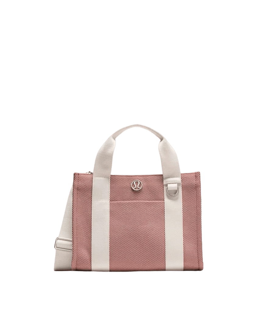 Lululemon Two - Tone Canvas Mini Tote Bag 4.5 l Spiced Chai/Bone