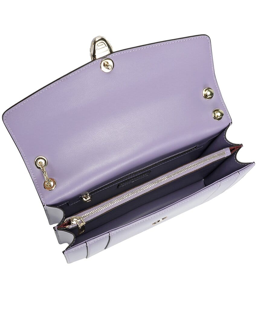 Tiffany & Fred Paris Smooth Leather Foldover Crossbody