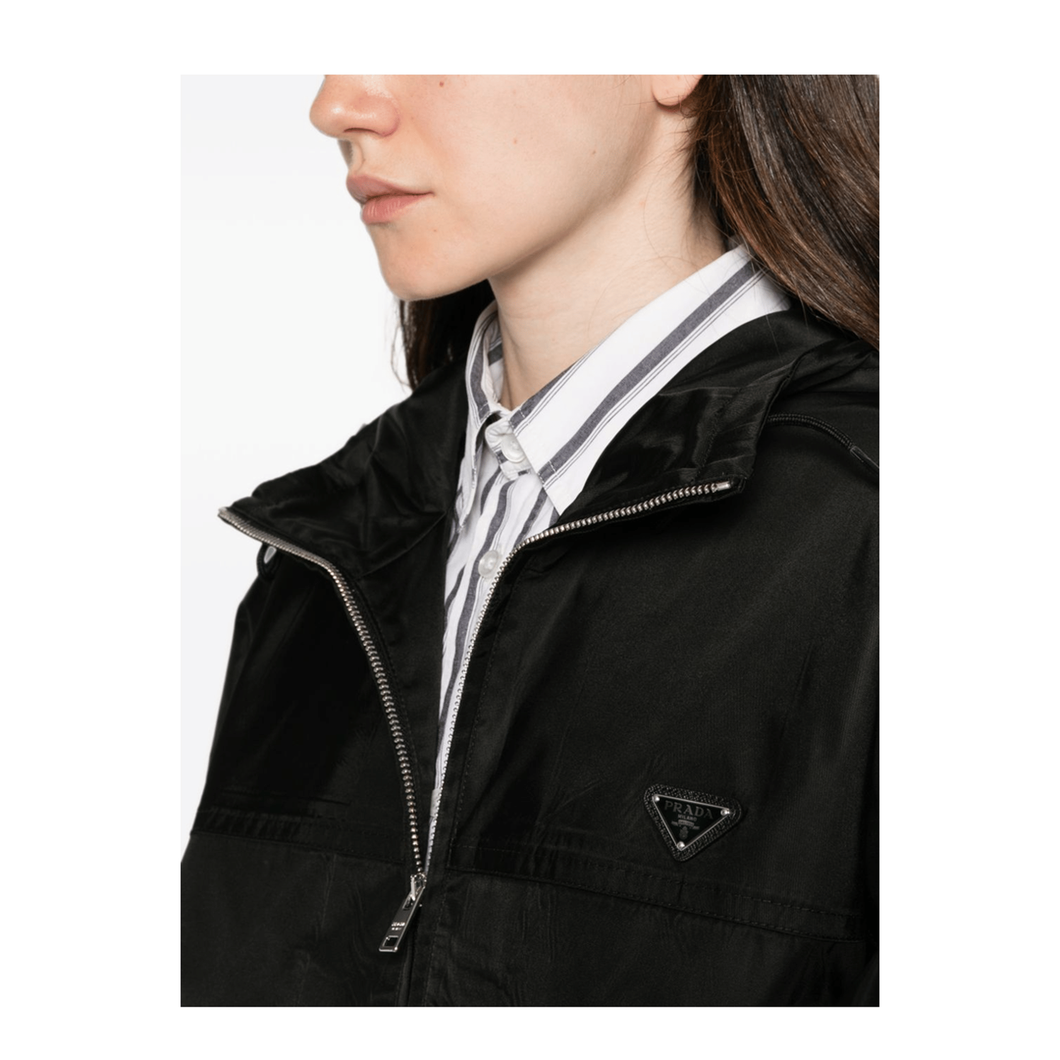 Prada Coats Black