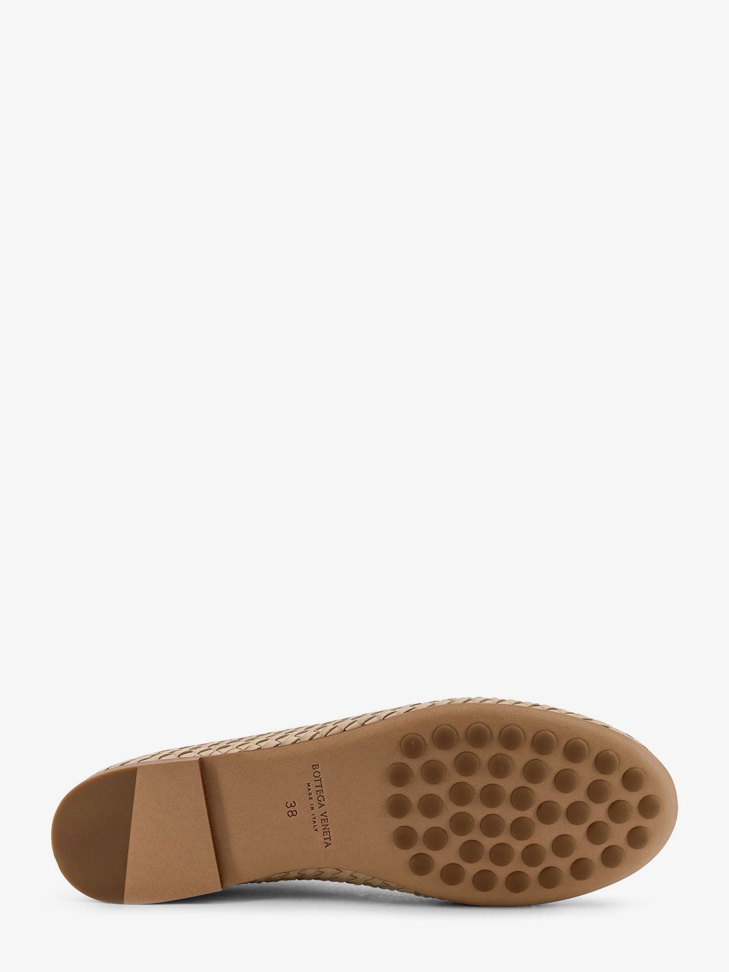 Bottega Veneta Rosa Flat leather ballerinas with Intrecciato motif