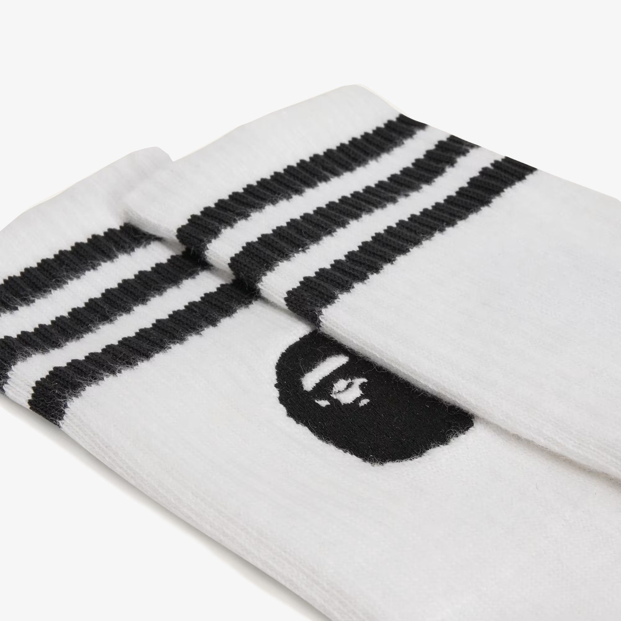 Adidas Originals | BAPE SOCKS { WHITE/BLACK