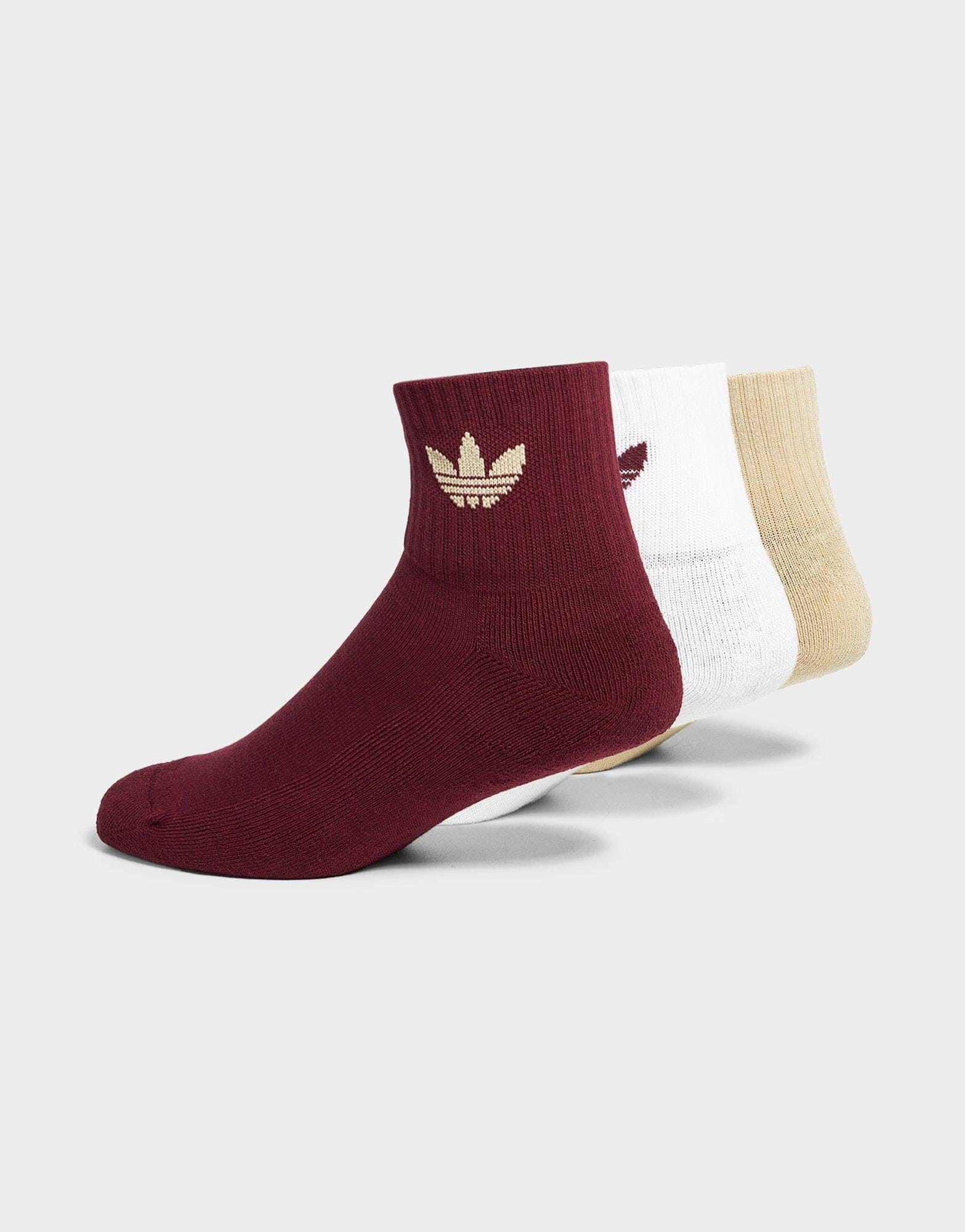 adidas Mid Crew Socks 3 Pairs
