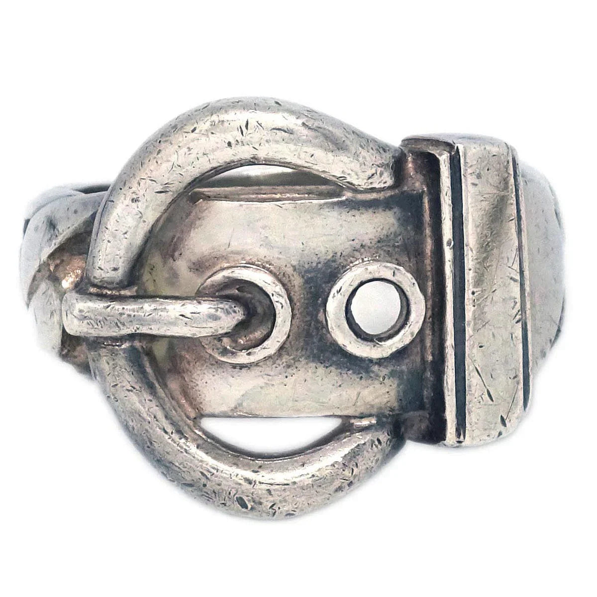 Hermes Ring Silver SV925 #52 #12