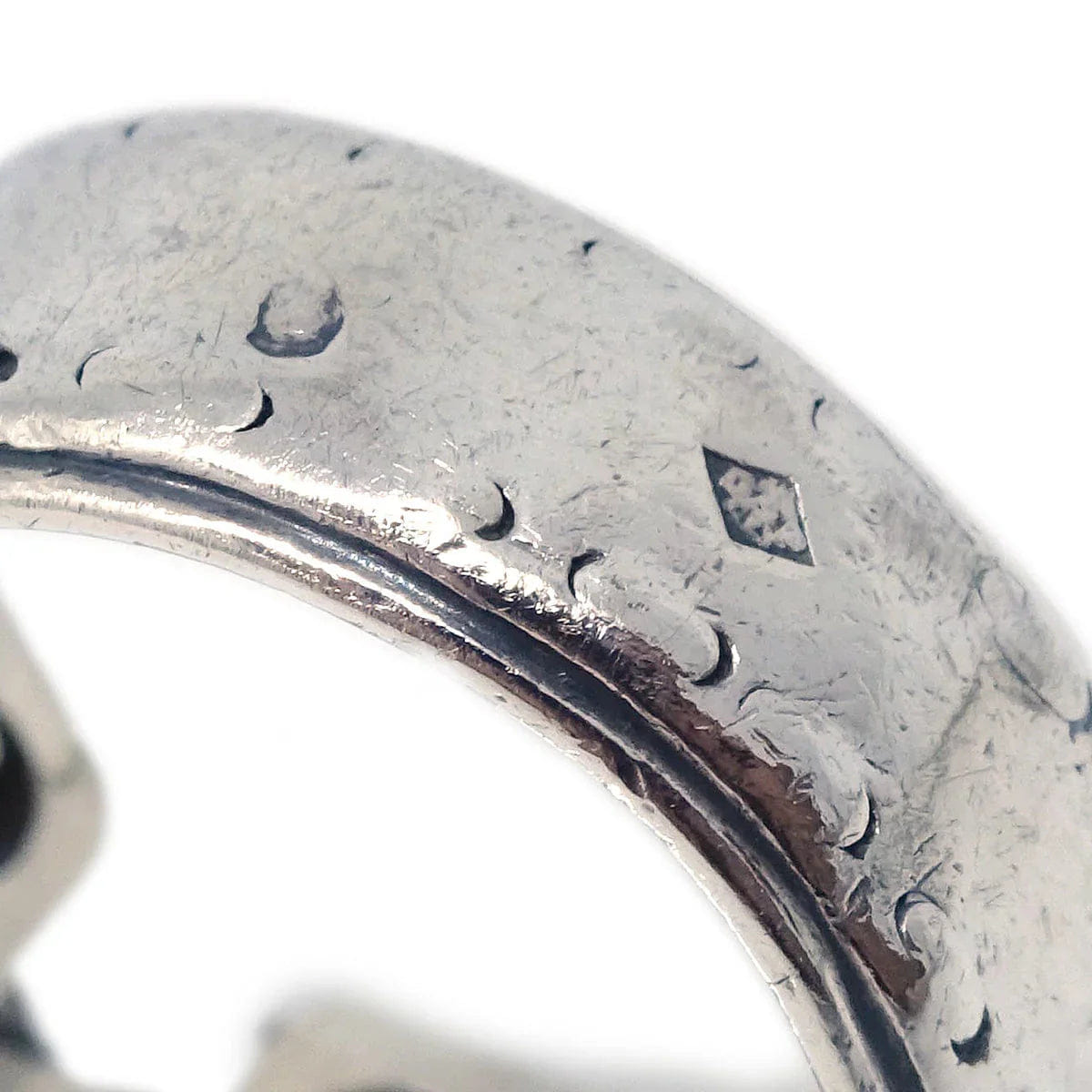 Hermes 1980s Mexico Ring Double SV925 #49