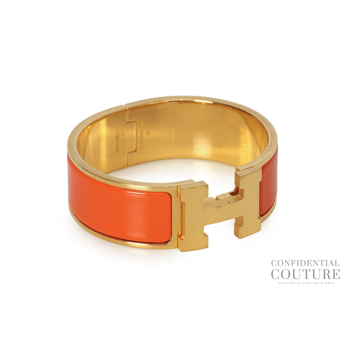 Hermes Clic Clac H Orange bracelet