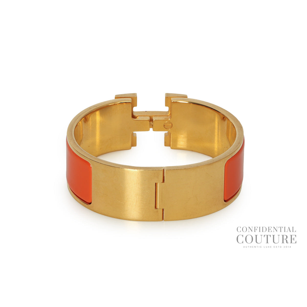 Hermes Clic Clac H Orange bracelet