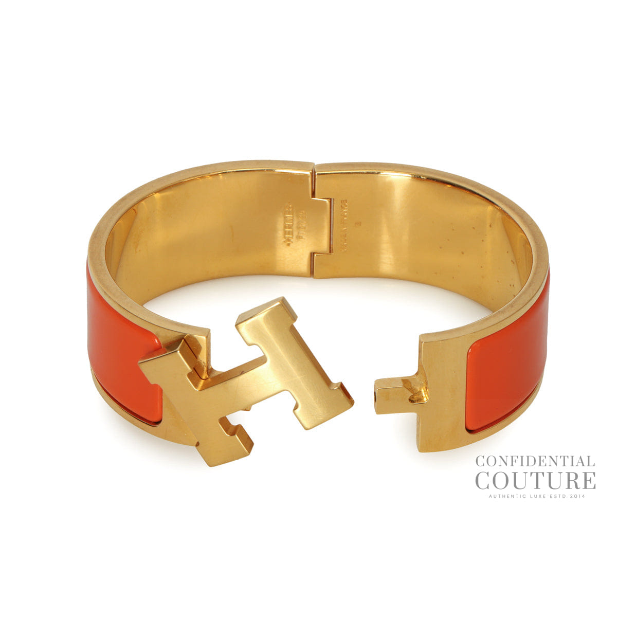 Hermes Clic Clac H Orange bracelet