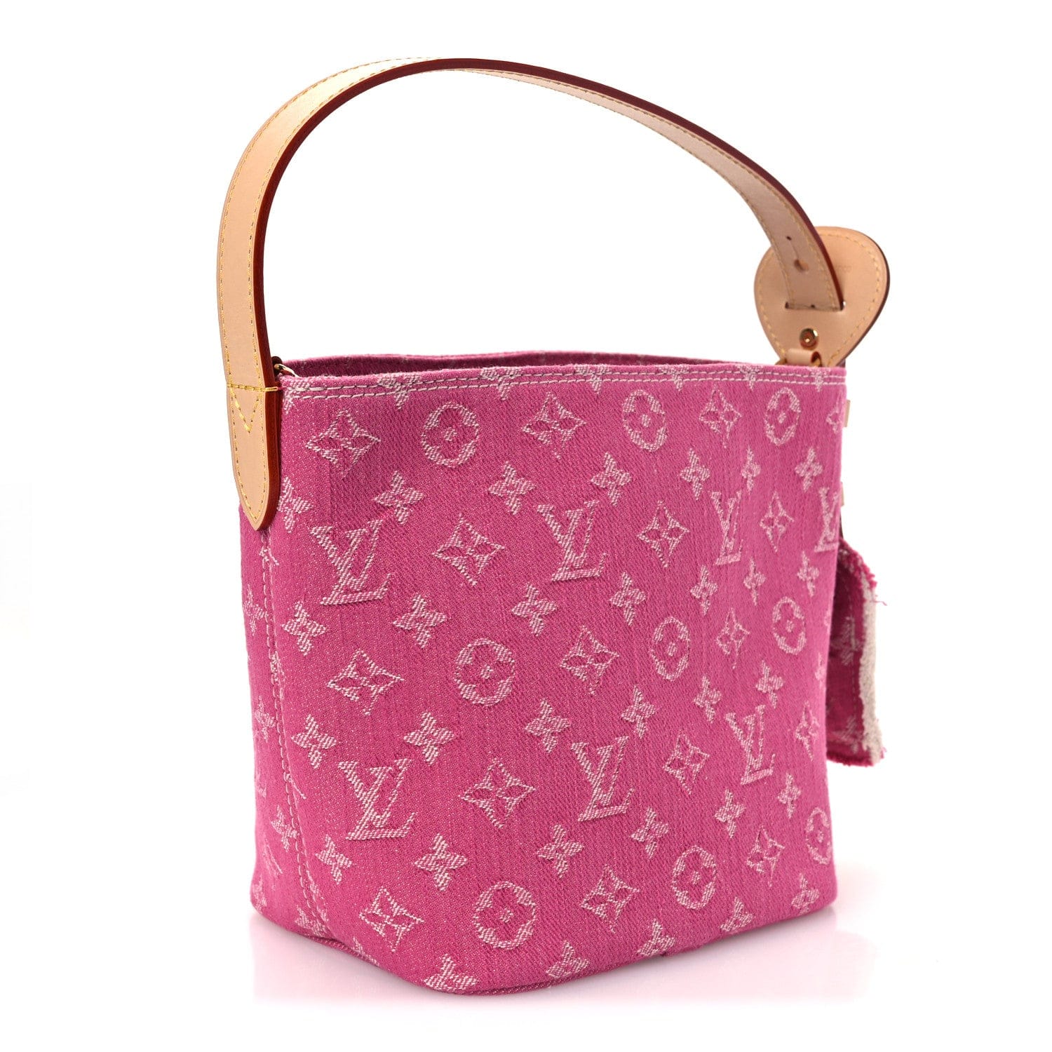 Louis Vuitton Monogram Denim All In BB Fuchsia