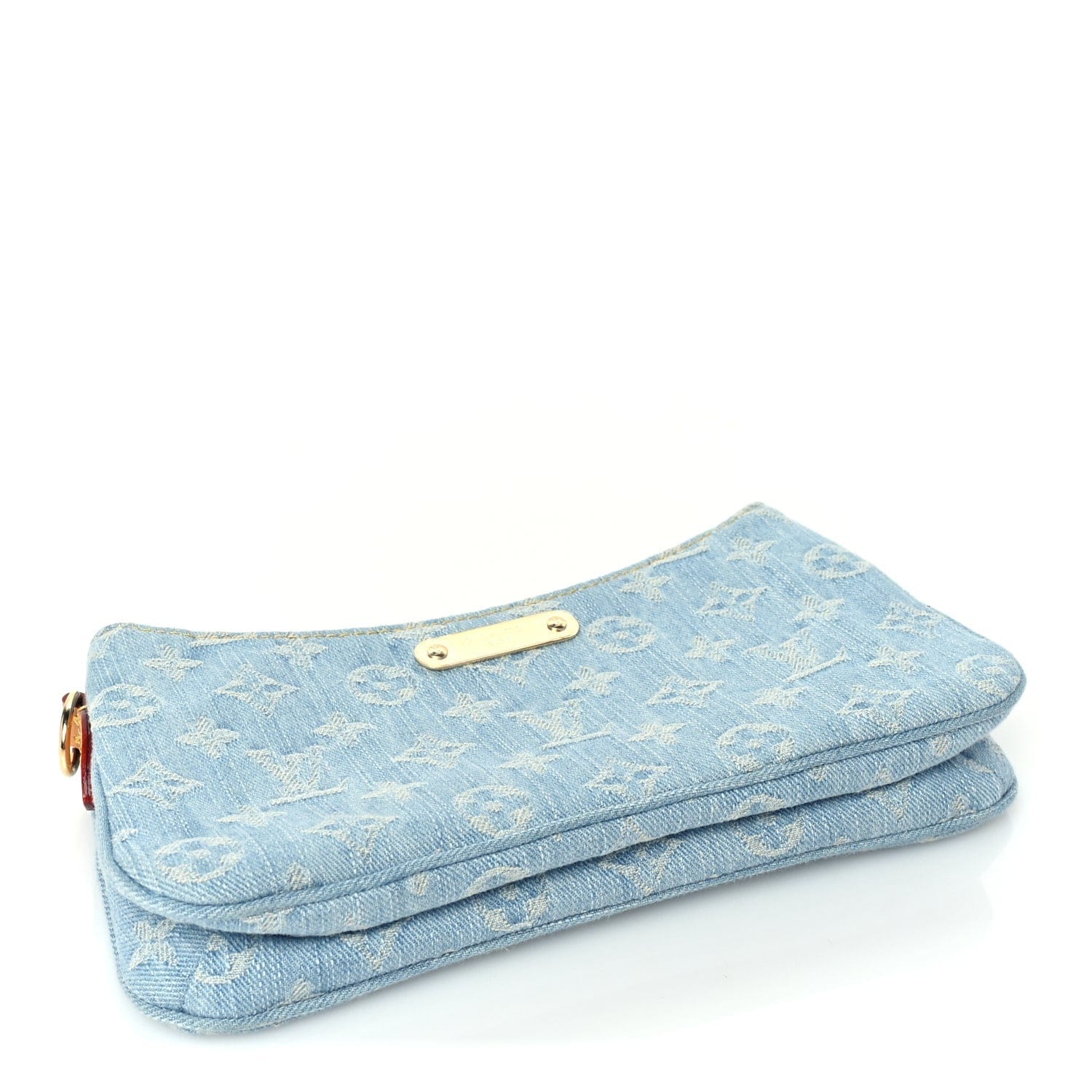 Louis Vuitton Monogram Denim Liv Pochette Sky Blue