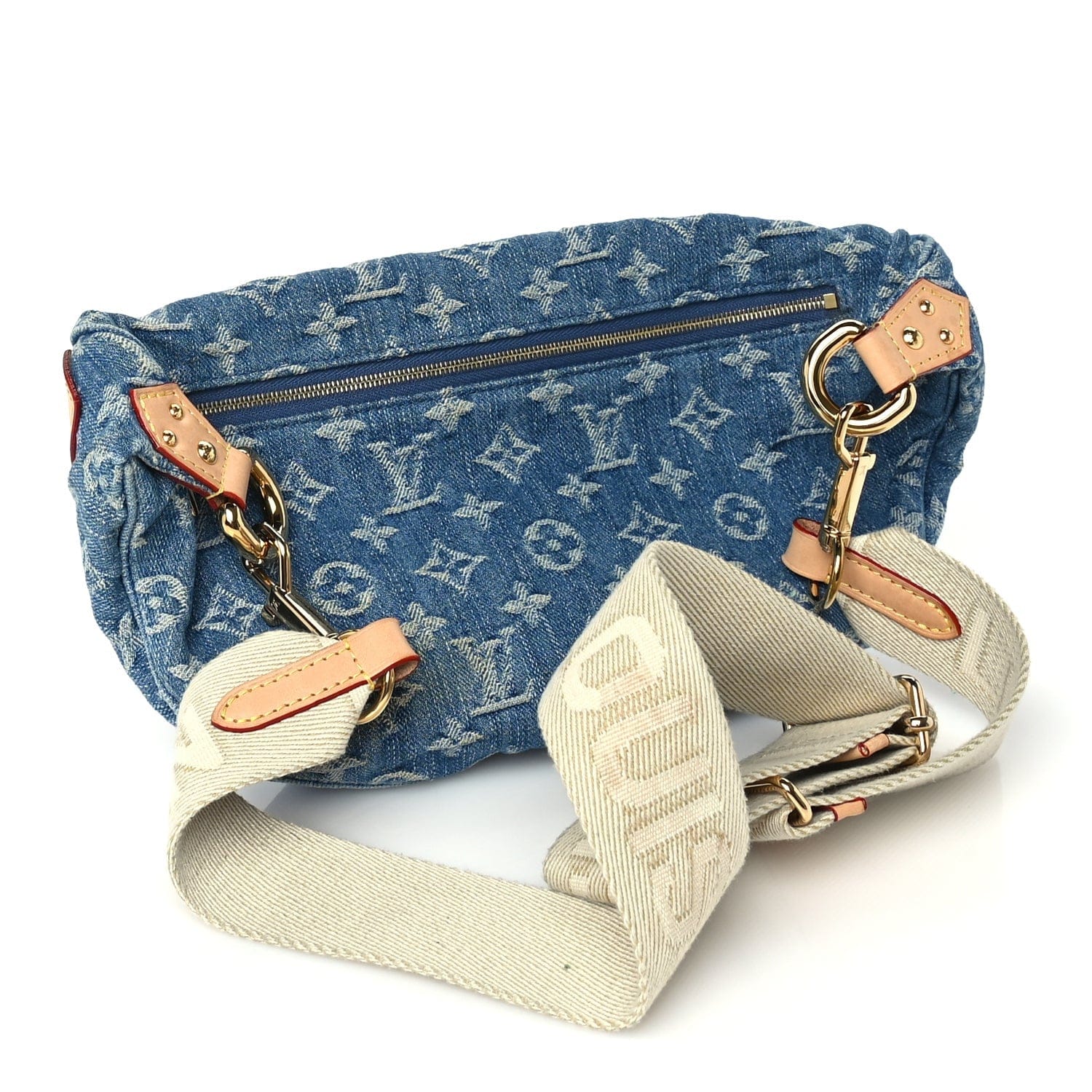 Louis Vuitton Monogram Denim High Rise Bumbag Blue