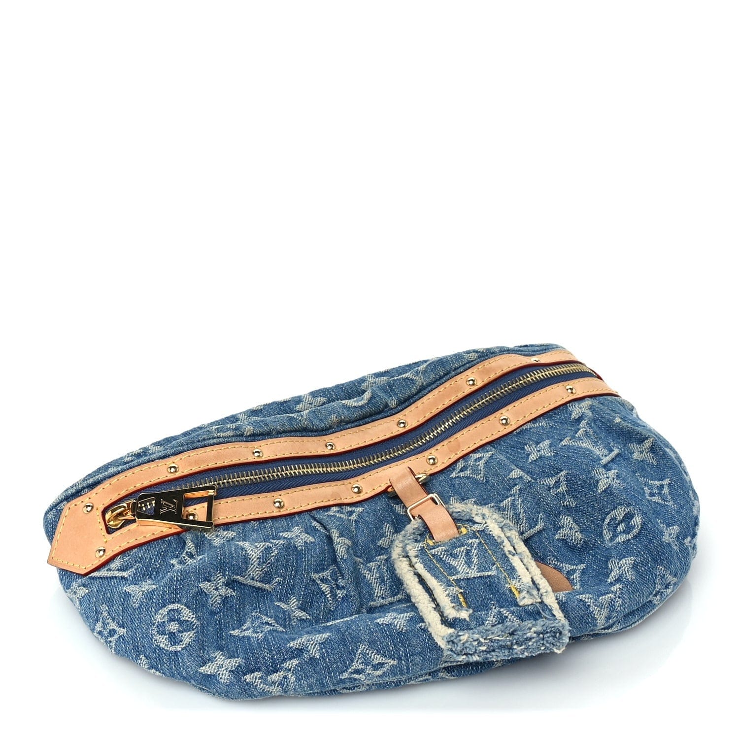Louis Vuitton Monogram Denim High Rise Bumbag Blue