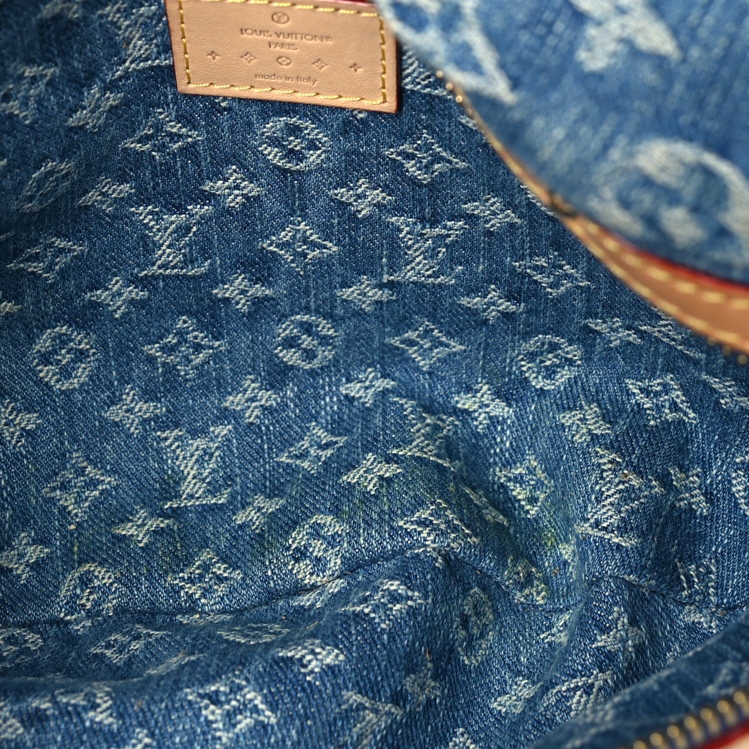 Louis Vuitton Monogram Denim High Rise Bumbag Blue