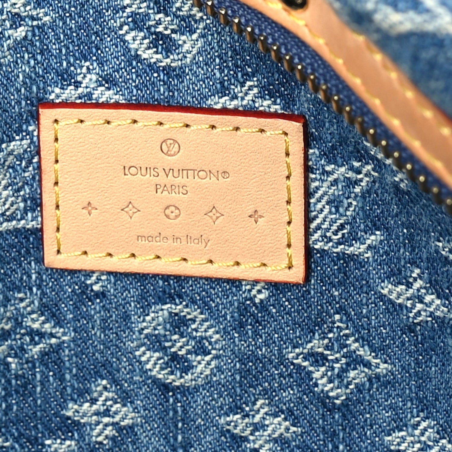 Louis Vuitton Monogram Denim High Rise Bumbag Blue