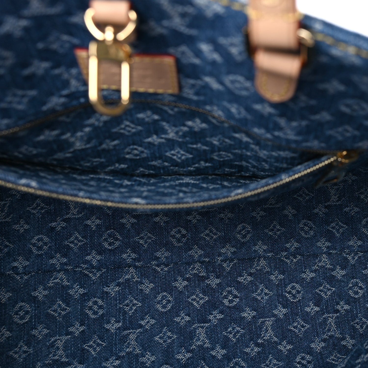 Louis Vuitton Monogram Denim Onthego MM Blue