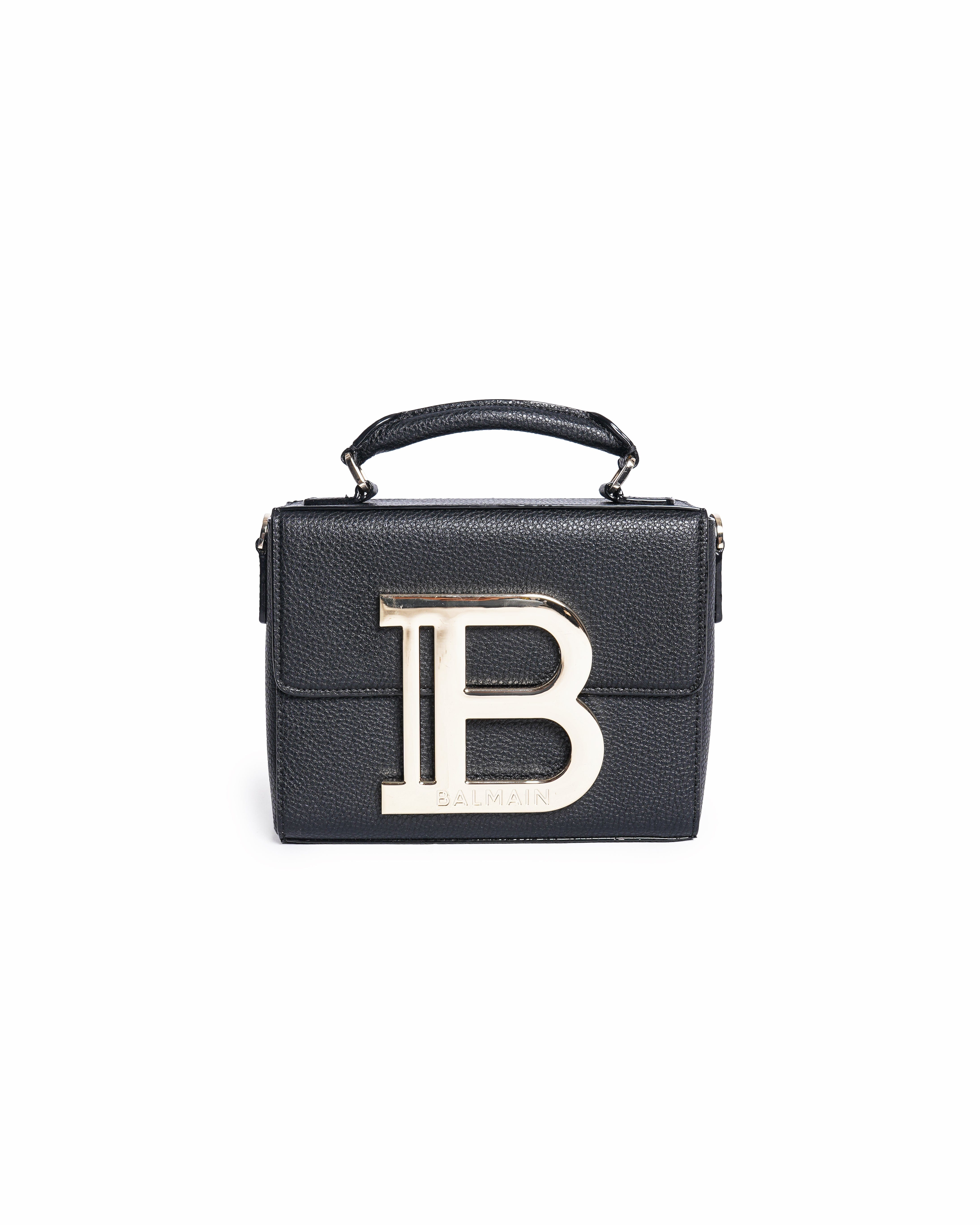 Balmain B - Buzz Grained Leather Crossbody Bag
