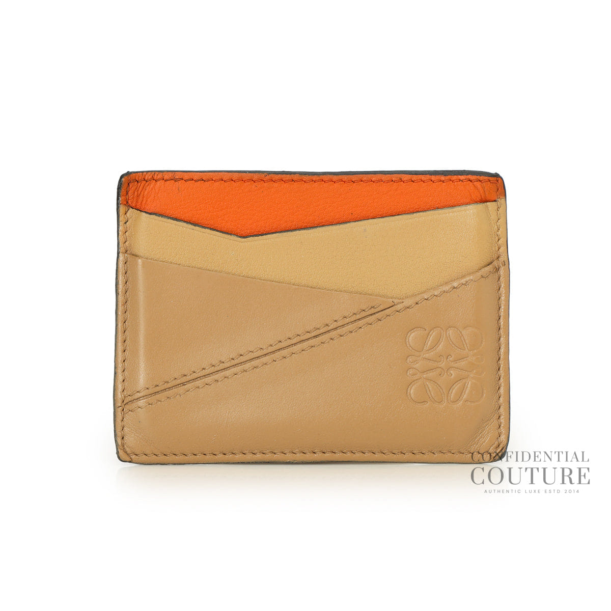 Loewe Puzzle Stitch Multicolor Card Holder