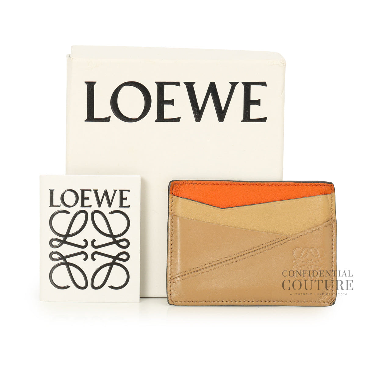 Loewe Puzzle Stitch Multicolor Card Holder