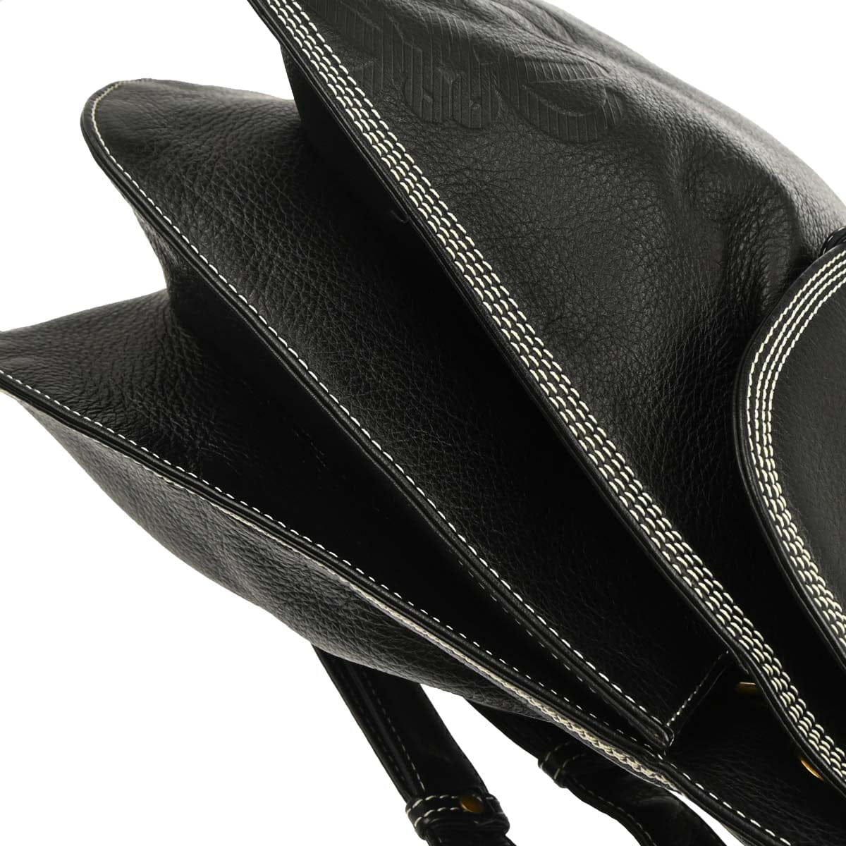 Loewe Black Leather Backpack
