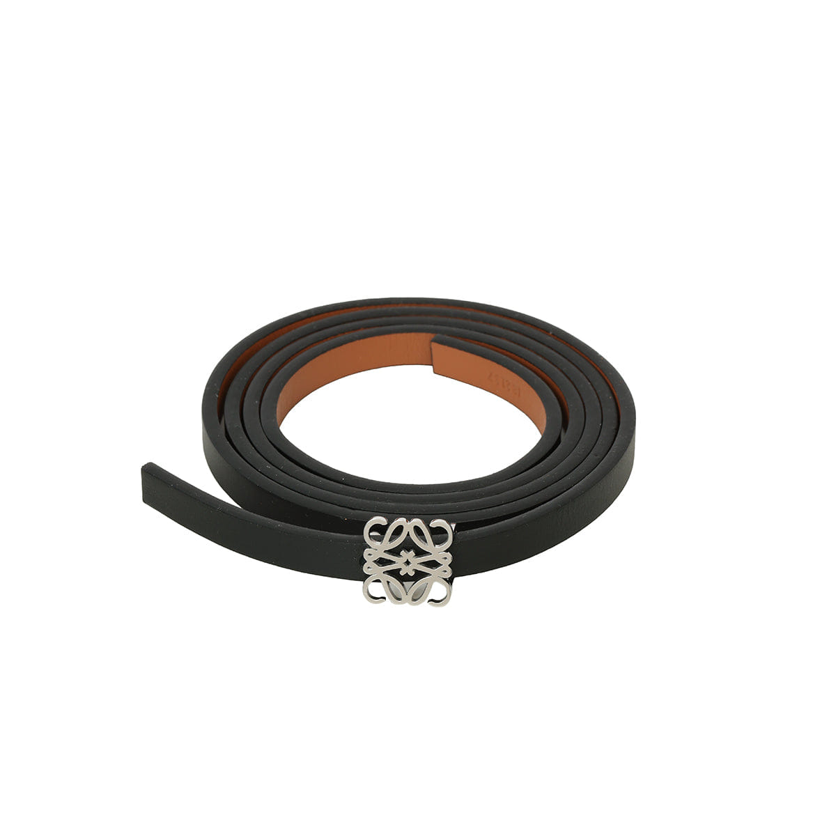 Loewe Reversible Anagram Black And Tan Belt Size: 36