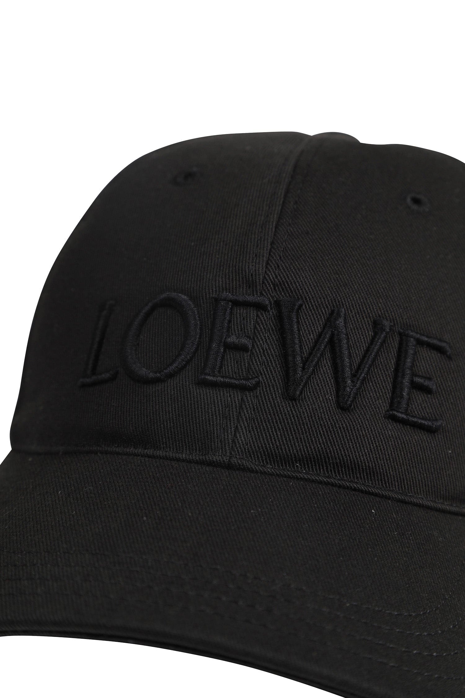 Loewe Logo - Embroidered Canvas Baseball Cap