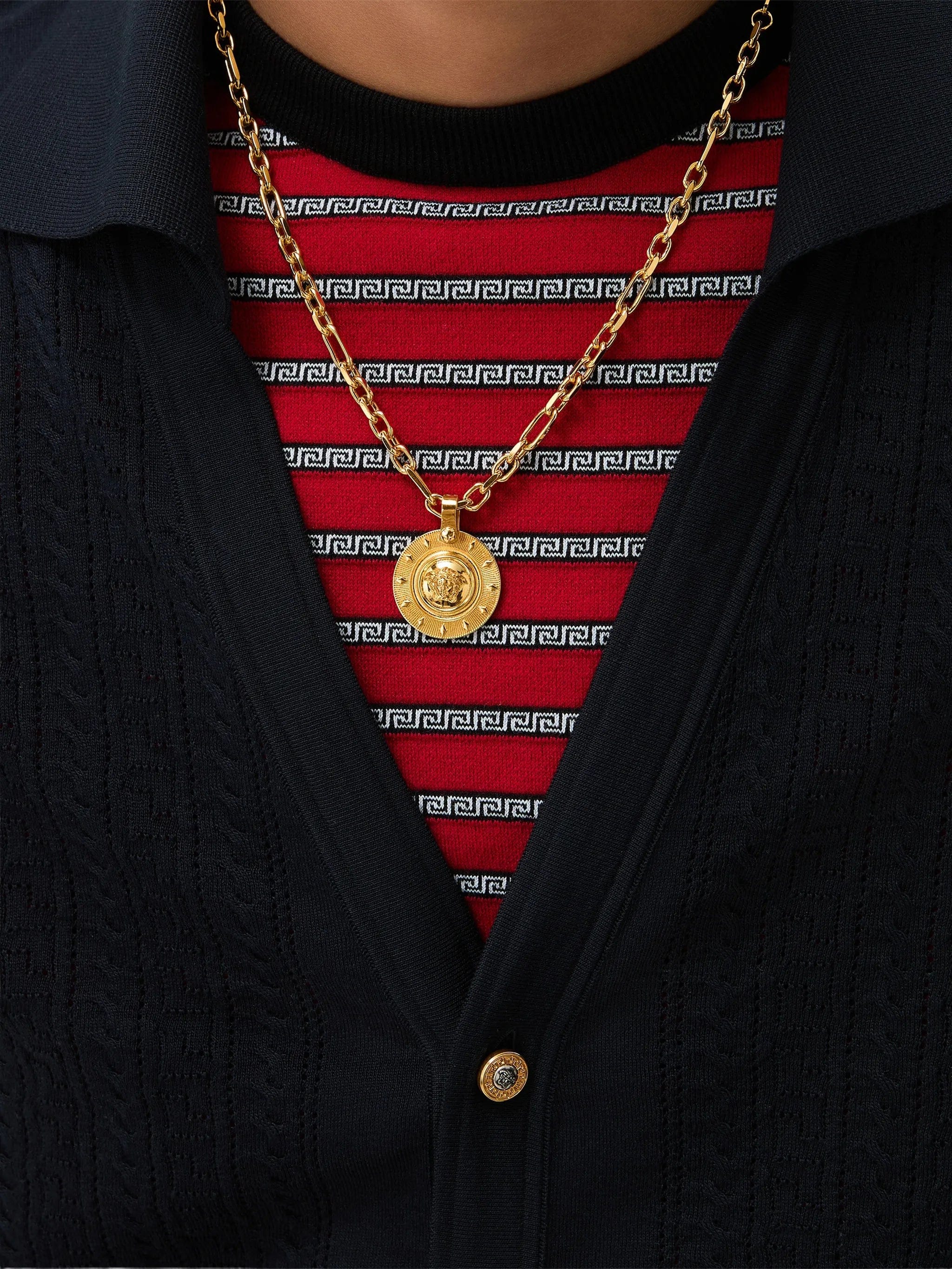 Versace Medusa - pendant chain necklace