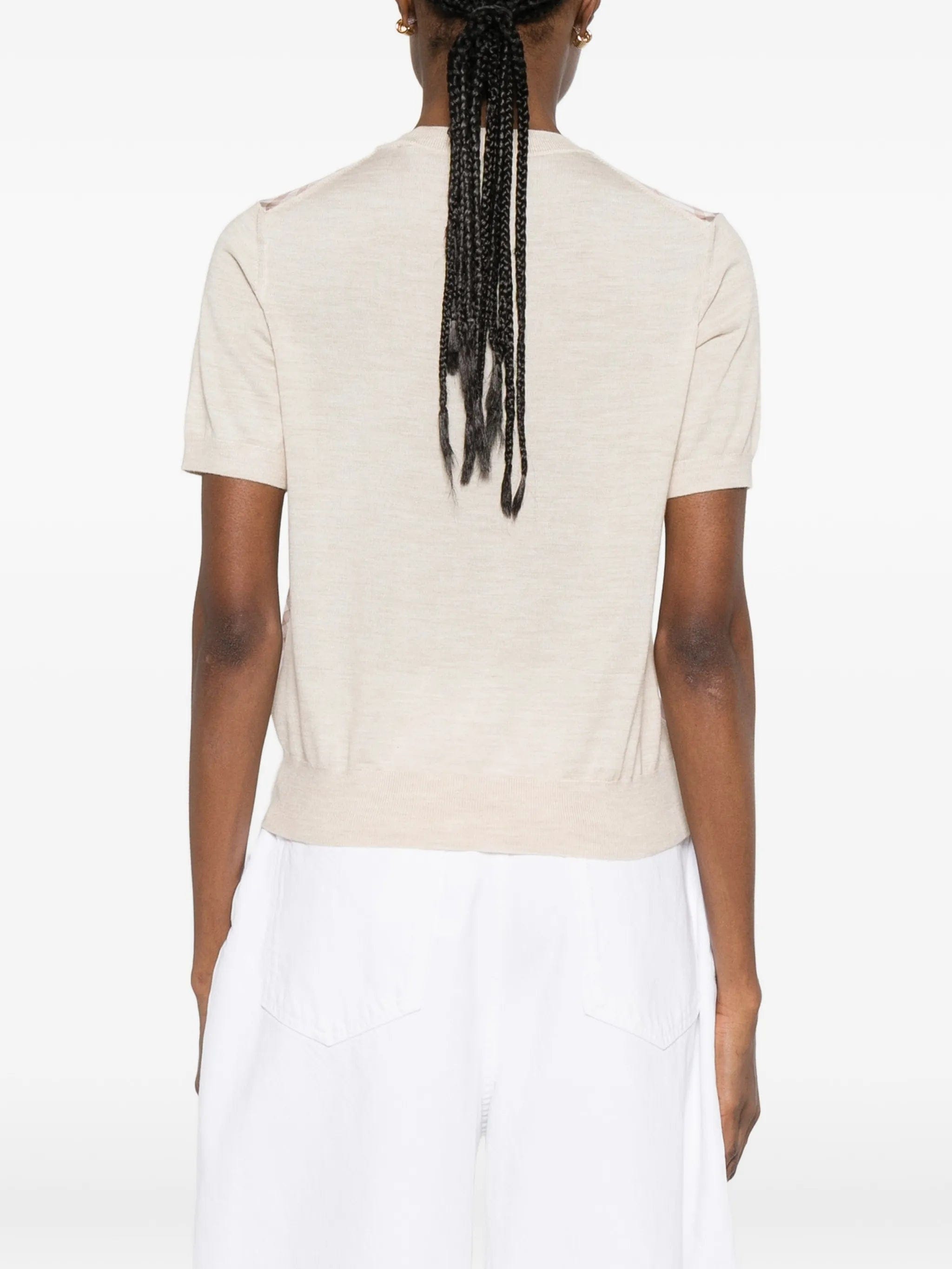 Burberry Check short - sleeved T - shirt