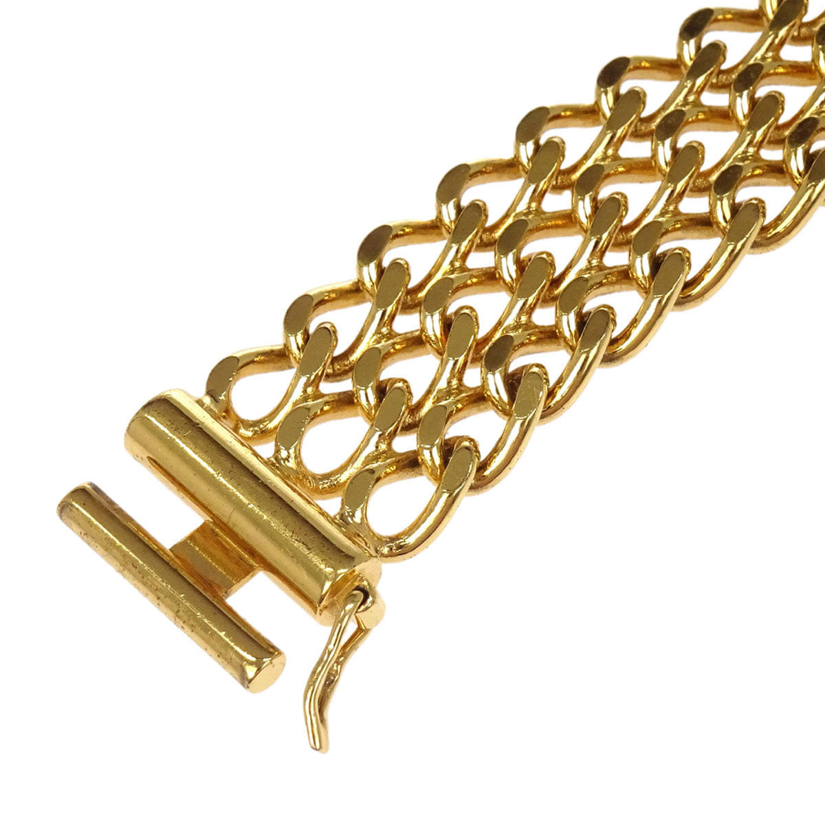 Chanel Gold Chain CC Bracelet Bangle Accessories 97A