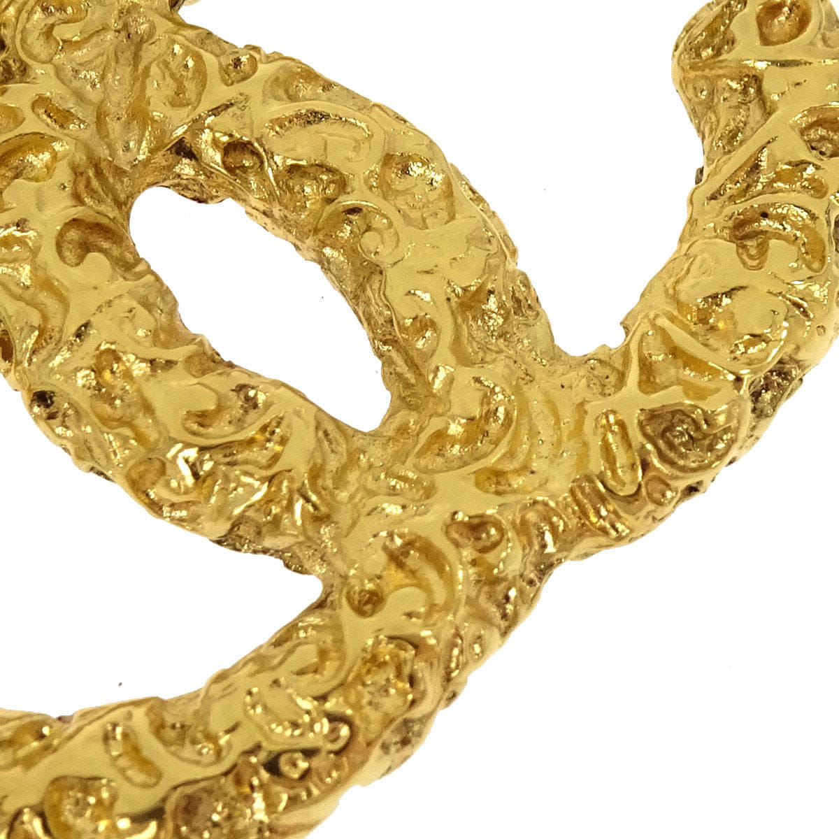 Chanel Gold CC Chain Pendant Necklace 93A